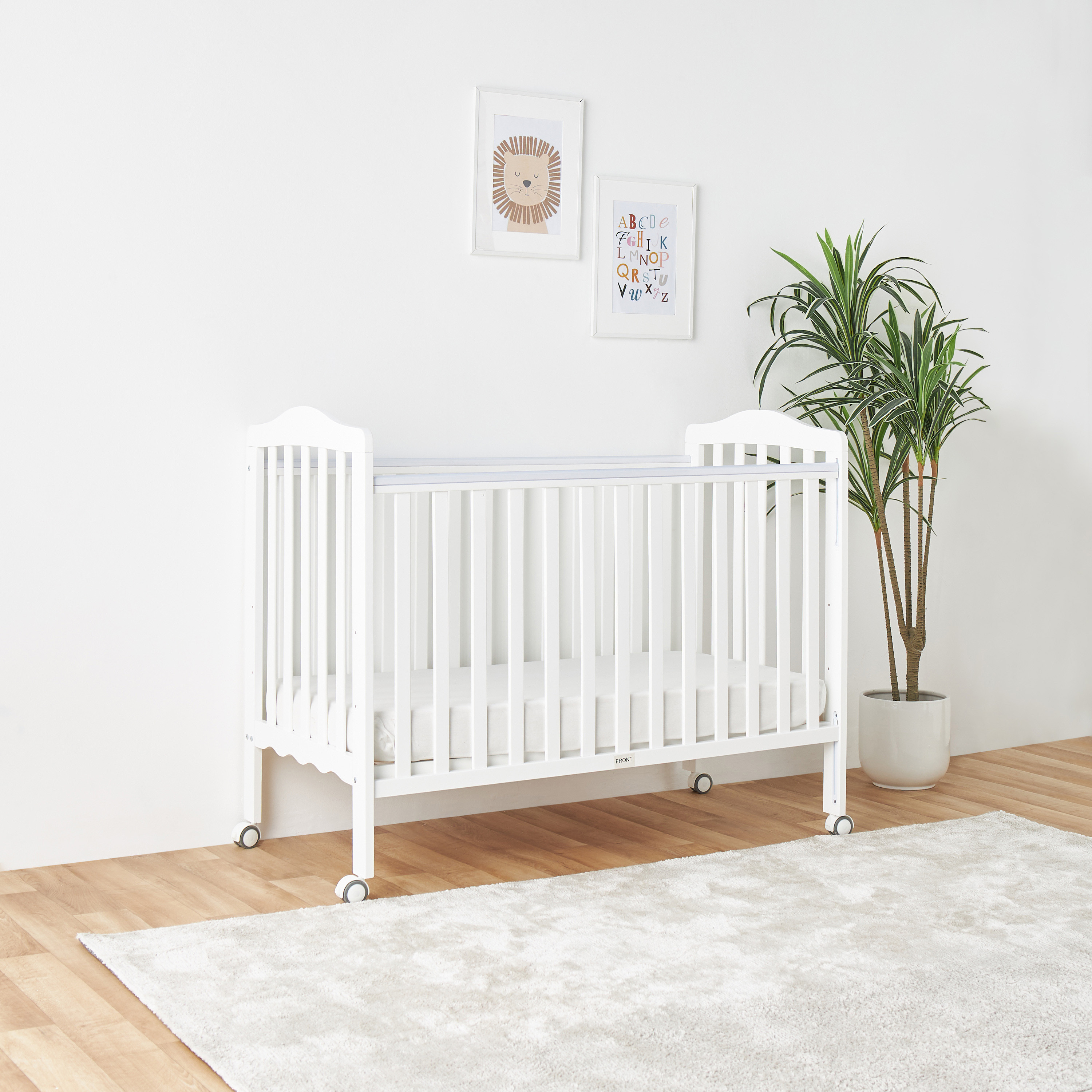 Juniors Roman Crib with Adjustable Side Rails (Up to 3 years)-baby-nursery-furniture-cribsandbeds-babycribs-image-1