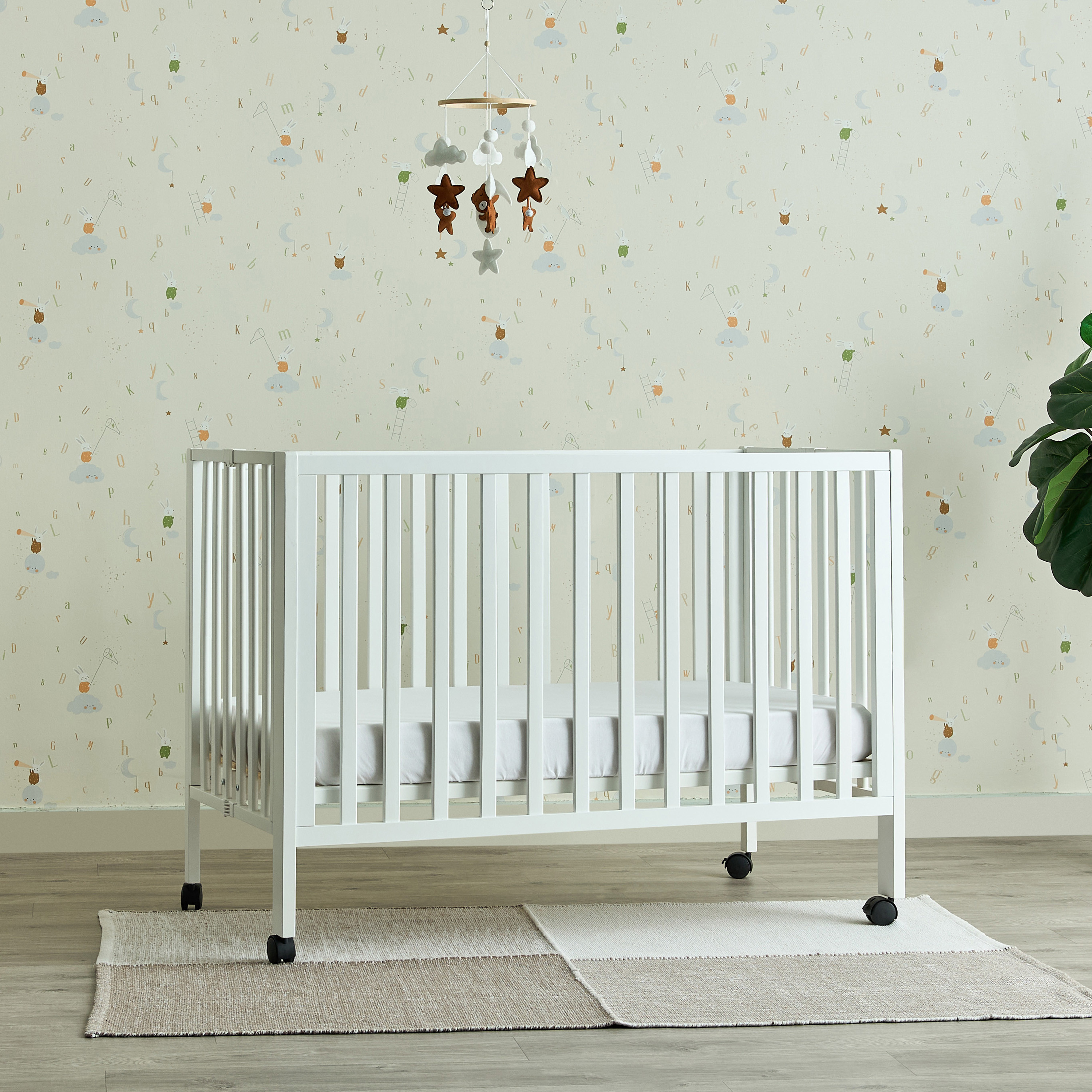 Juniors Sarah Foldable Crib-baby-nursery-furniture-cribsandbeds-babycribs-image-1