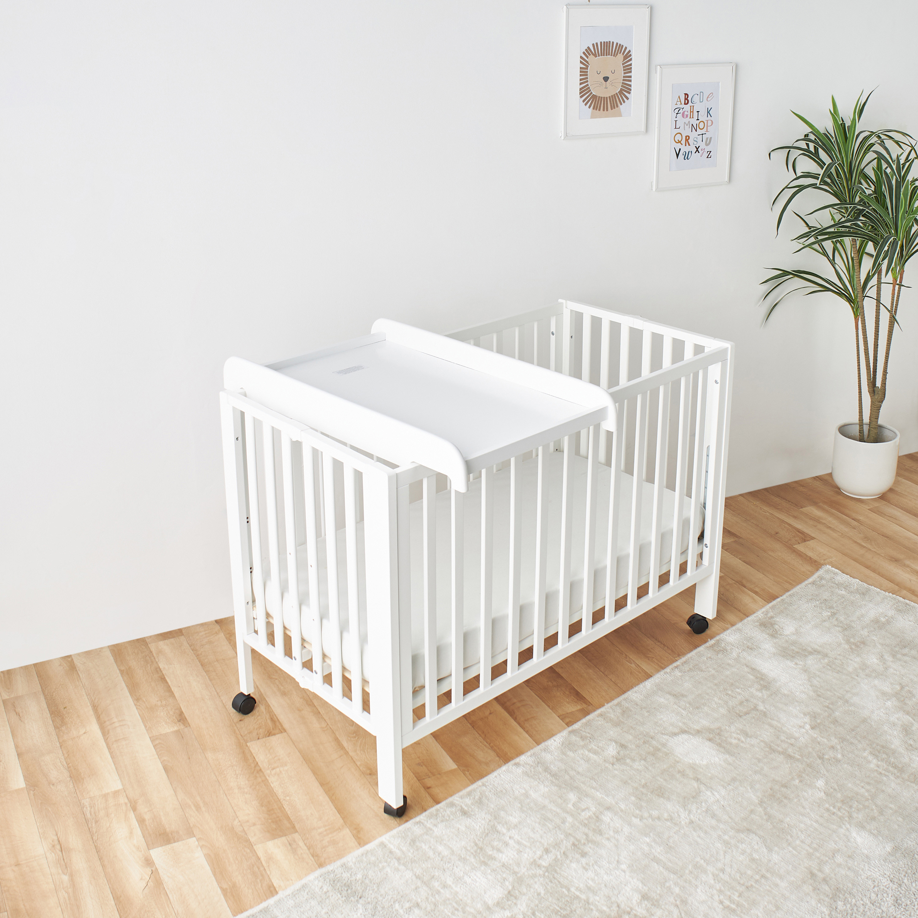 Buy Juniors Wooden Crib Top Changer Online Babyshop UAE