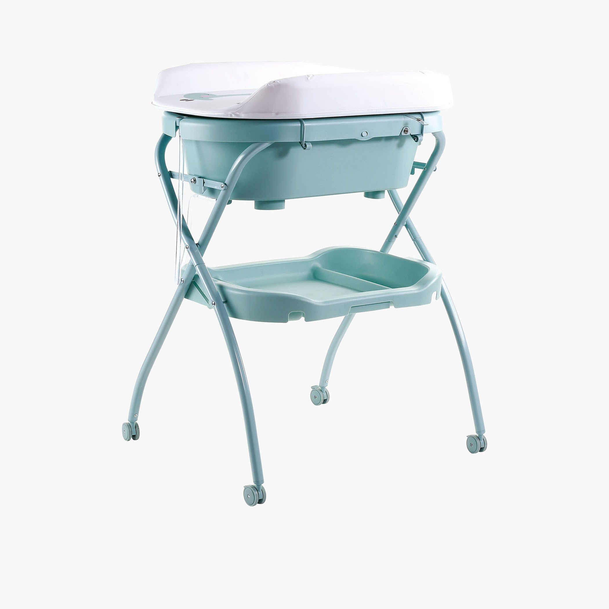 مركز تغيير ملابس قابل للطي مع حوض استحمام من جونيورز-baby-bathandcare-changingtables-image-2