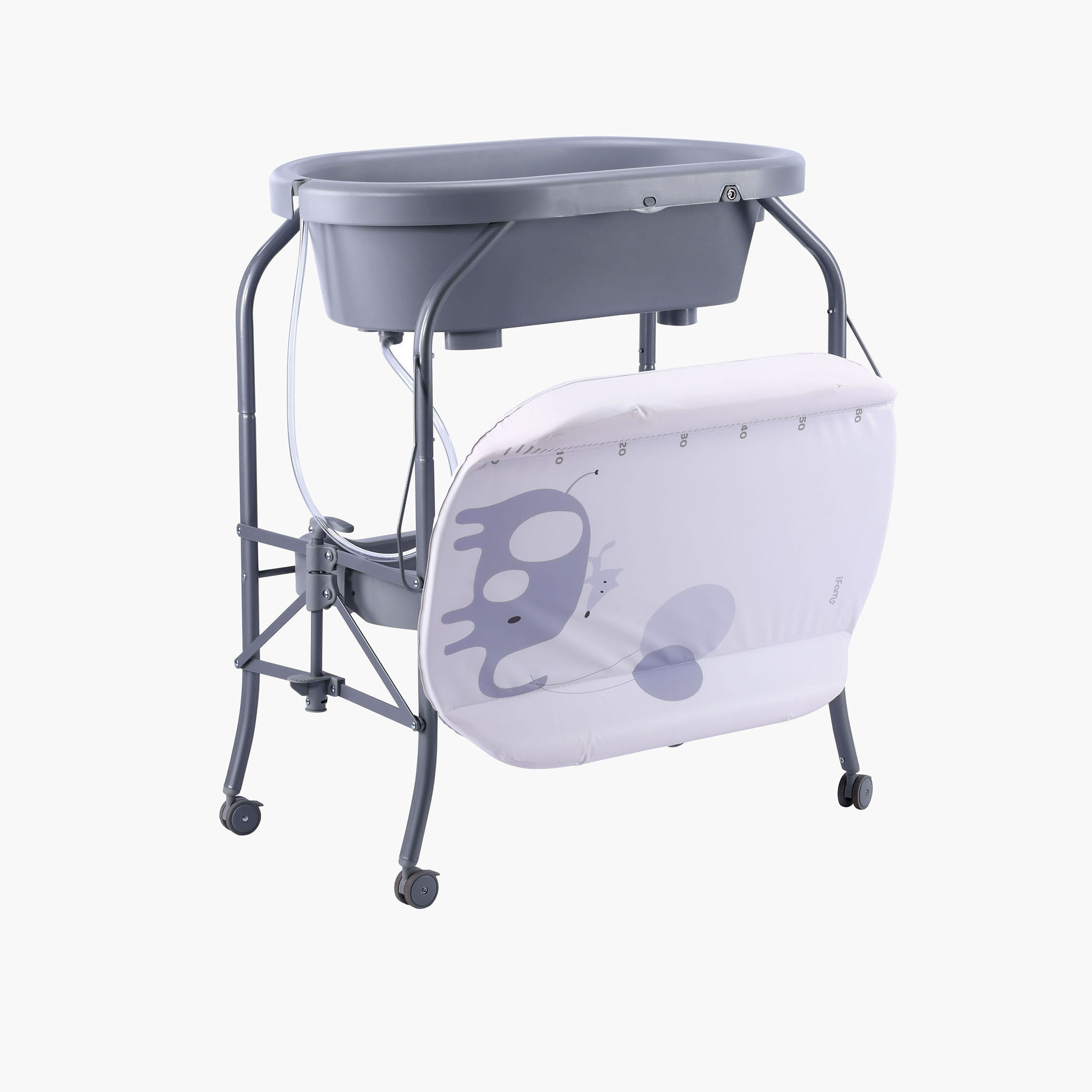 مركز تغيير حفاضات قابل للطي مع حوض استحمام أكوا جونيورز-baby-bathandcare-changingtables-image-5