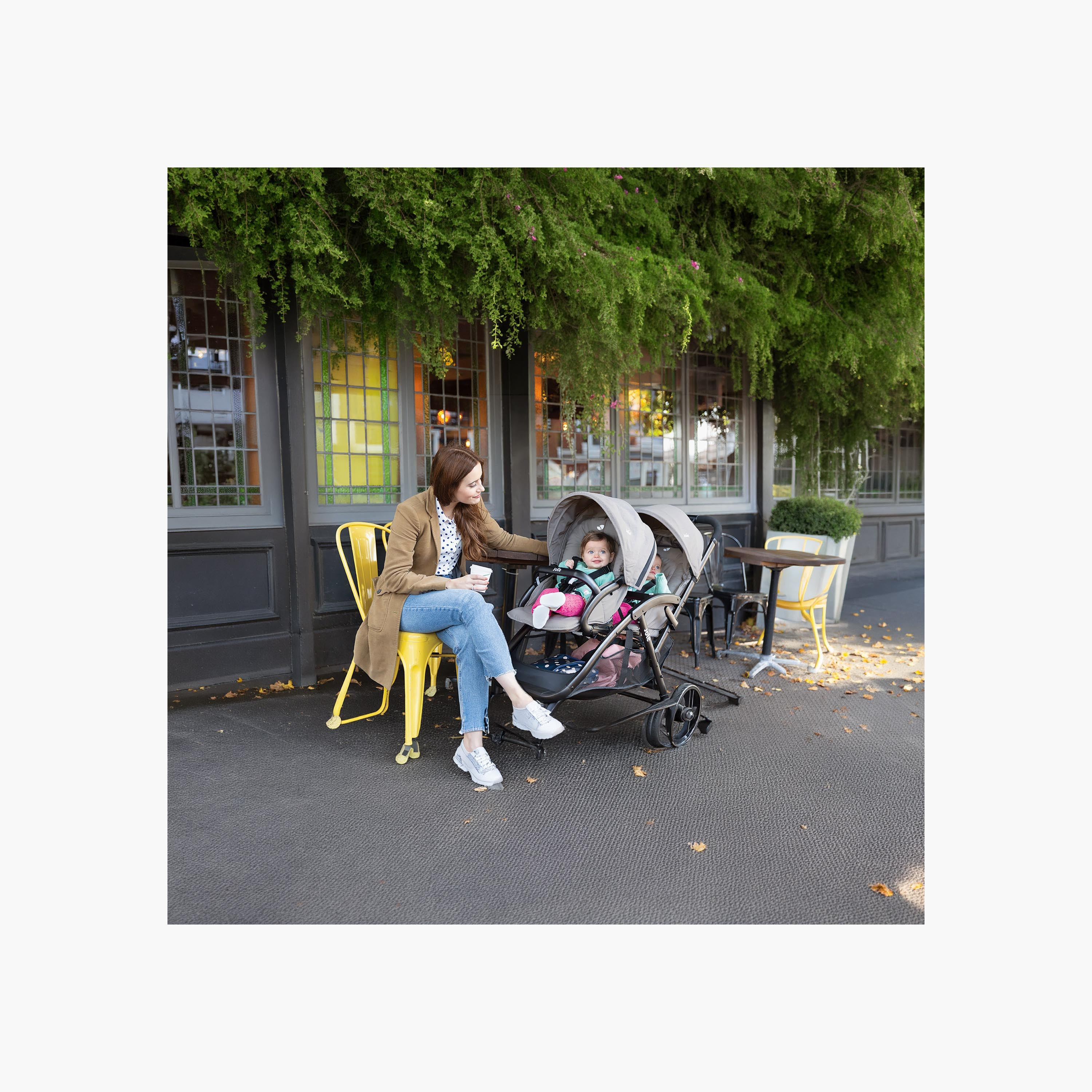 Joie Evalite Double Twin Stroller with Metal Frame and Wheel Lock-baby-gear-strollersandprams-strollers-image-10
