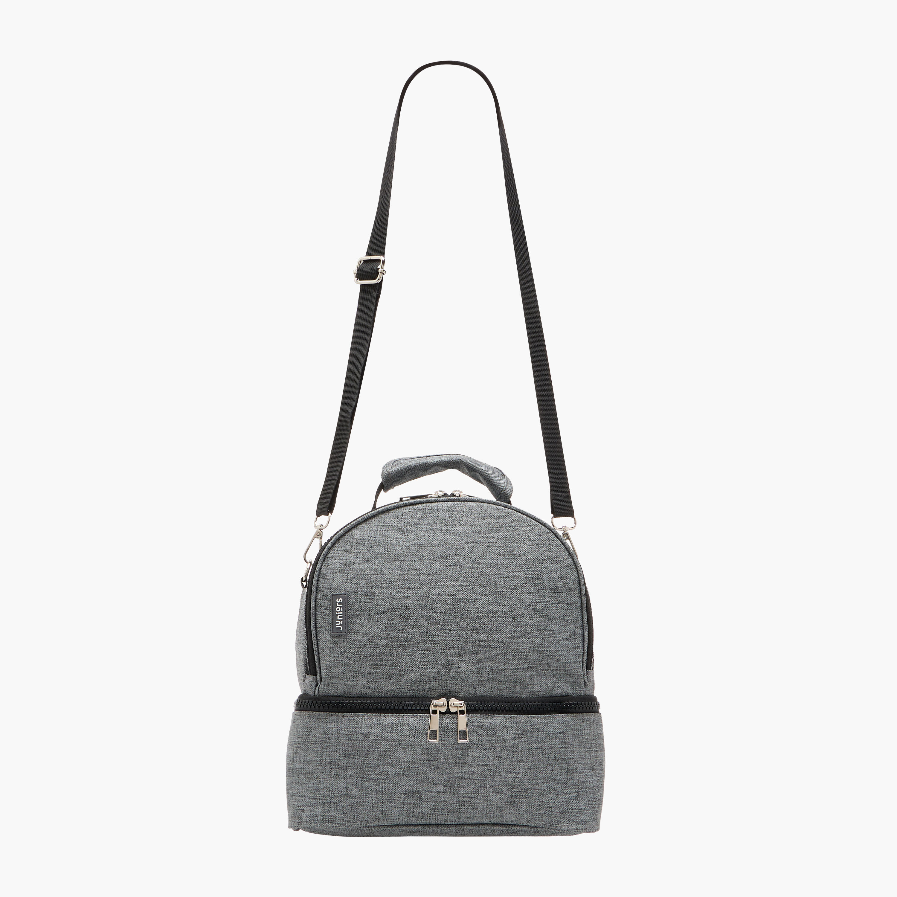 Juniors Solid Diaper Bag with Adjustable Straps and Zip Closure-baby-diapering-diaperbags-image-2