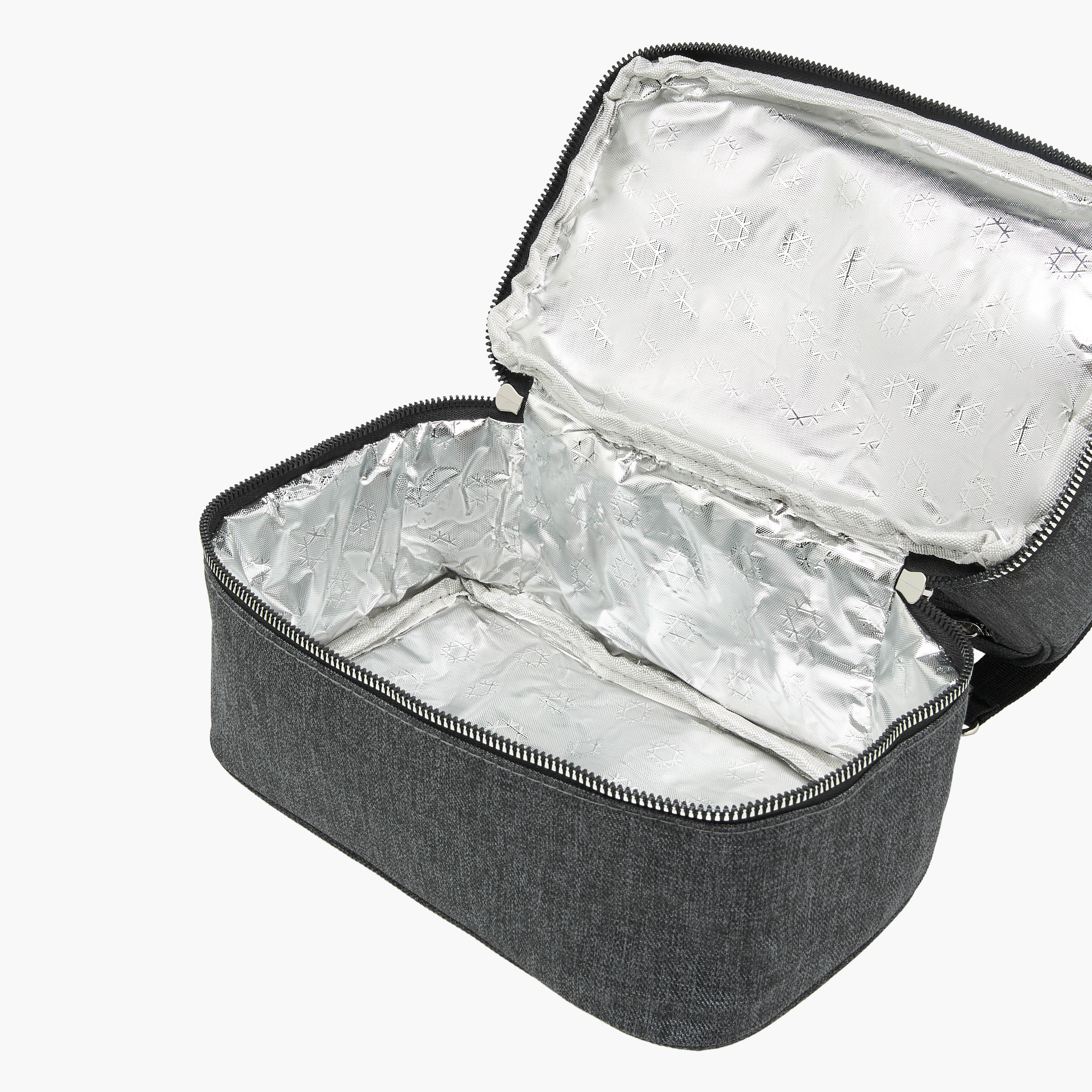 شنطة حفاضات معزولة سادة بسحاب إغلاق وحمالات قابلة للتعديل من جونيورز-baby-diapering-diaperbags-image-2