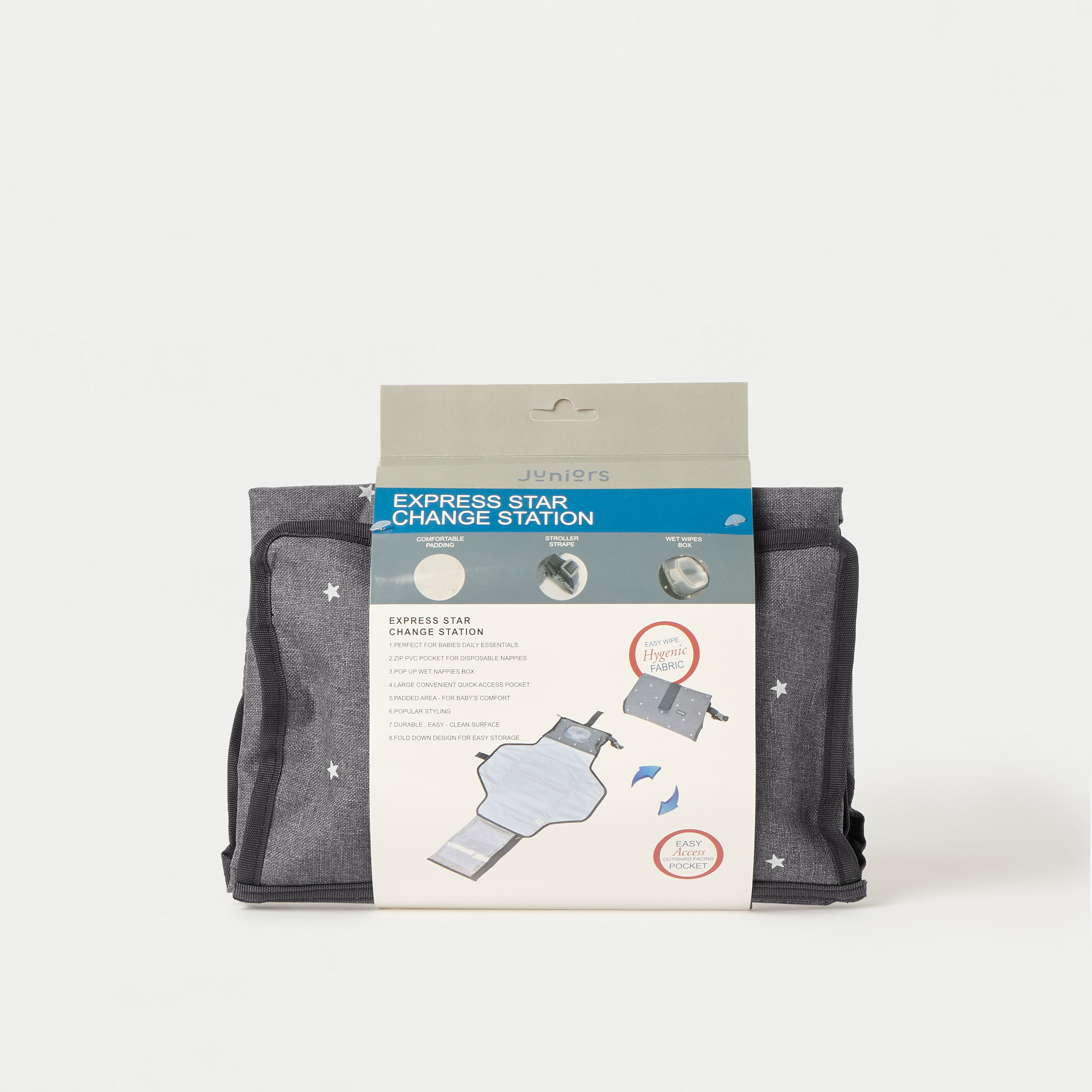 Juniors Express Star Changing Station with Pockets-baby-diapering-diaperbags-image-7