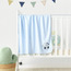 Juniors Construction Vehicle Applique Receiving Blanket - 76x102 cm-baby-nursery-blanketsandswaddles-receivingblankets-image-1