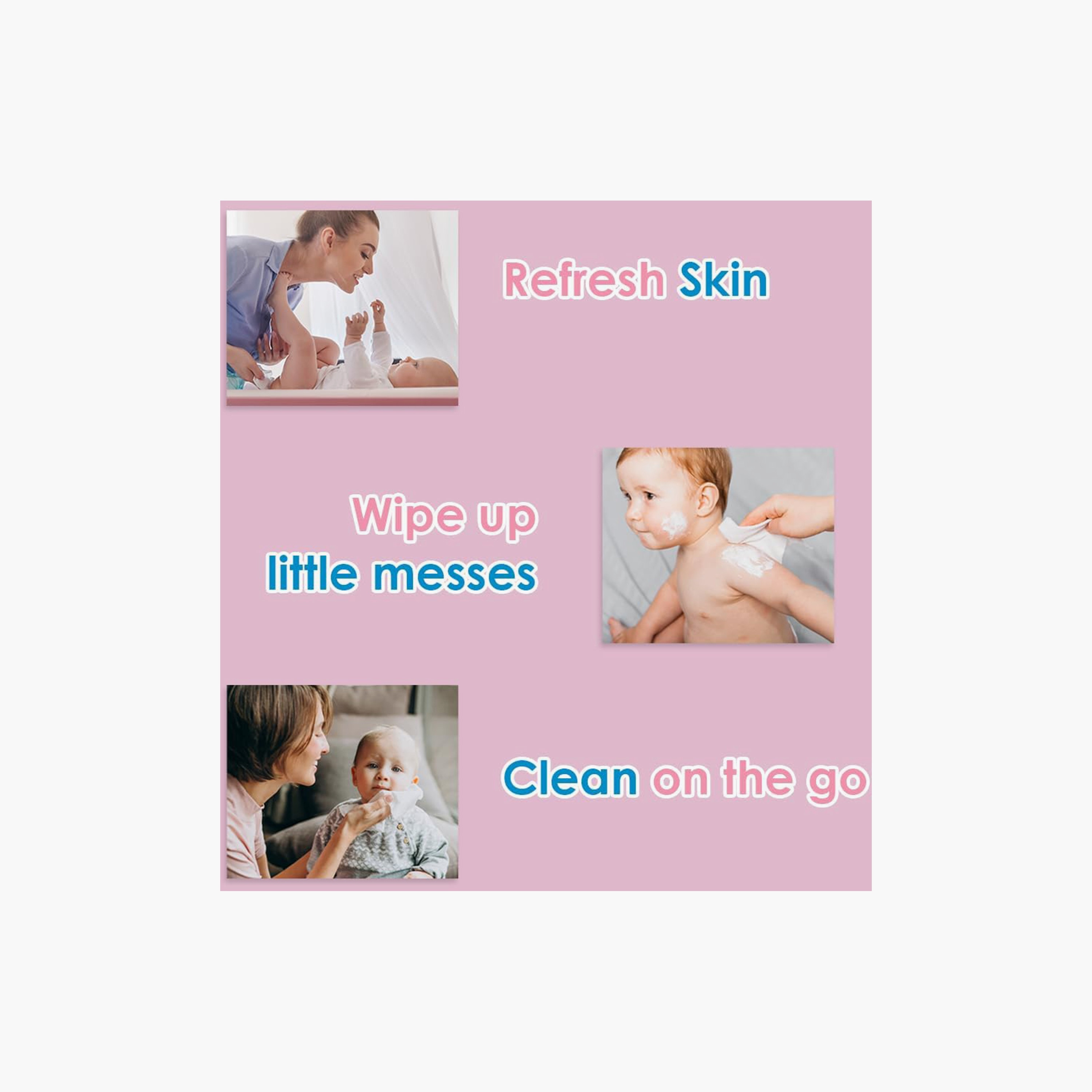 Cool & Cool Pack of 12 Ultra Soft Baby Wipes-baby-diapering-babywipes-image-5