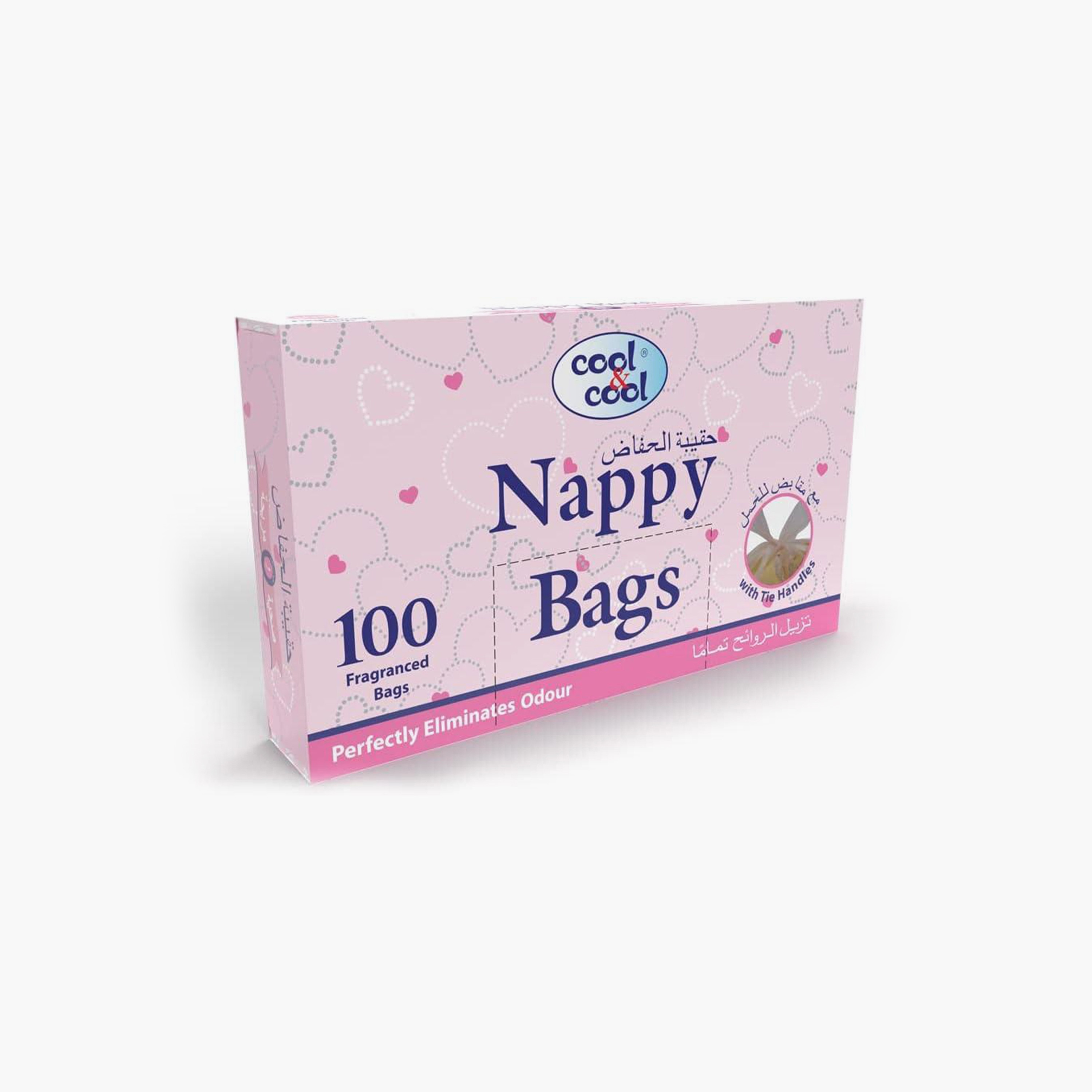 Cool & Cool 100-Piece Disposable Nappy Bags-baby-diapering-diapers-image-5