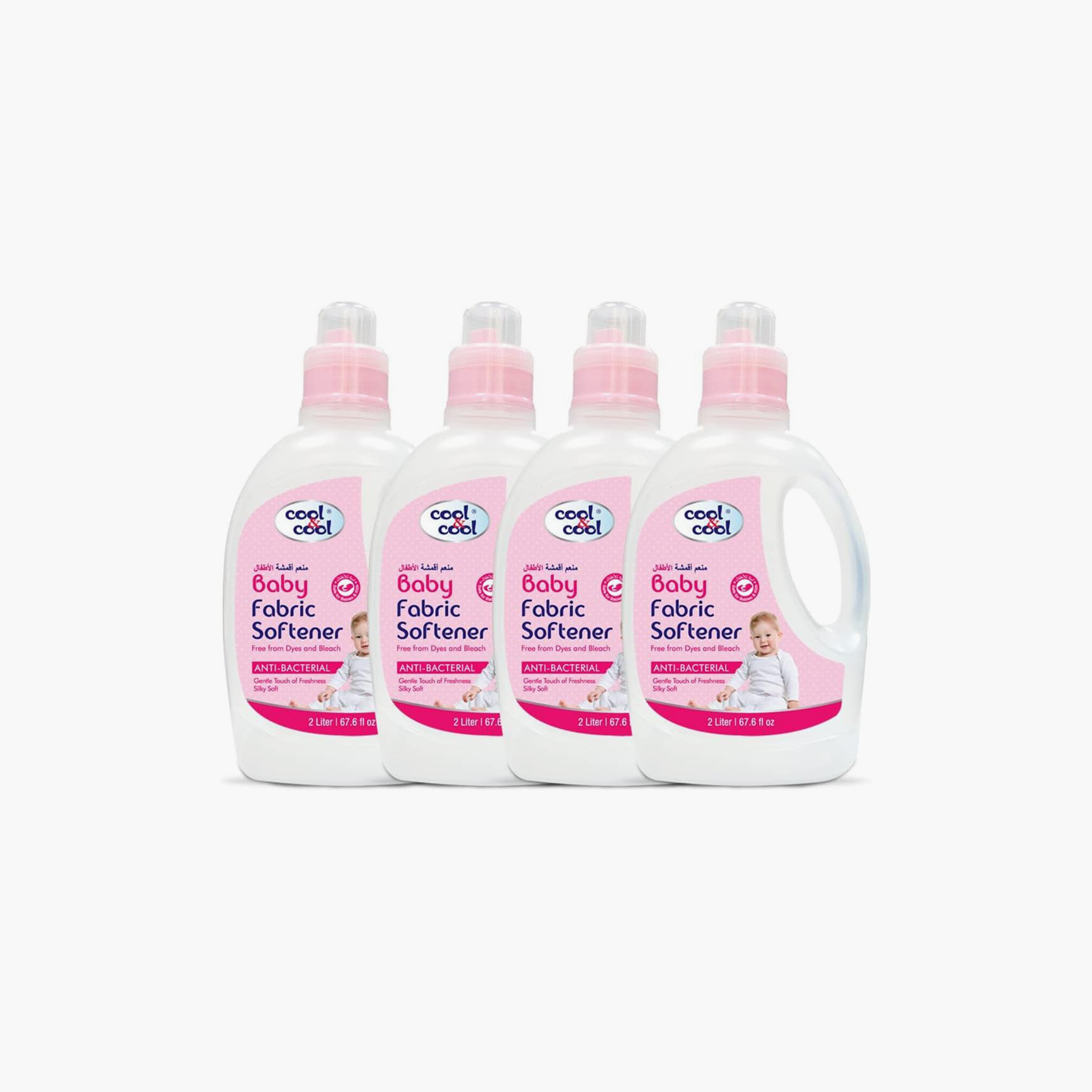 Cool & Cool Pack of 4 Fabric Softener-baby-feeding-cleaningliquids-image-1