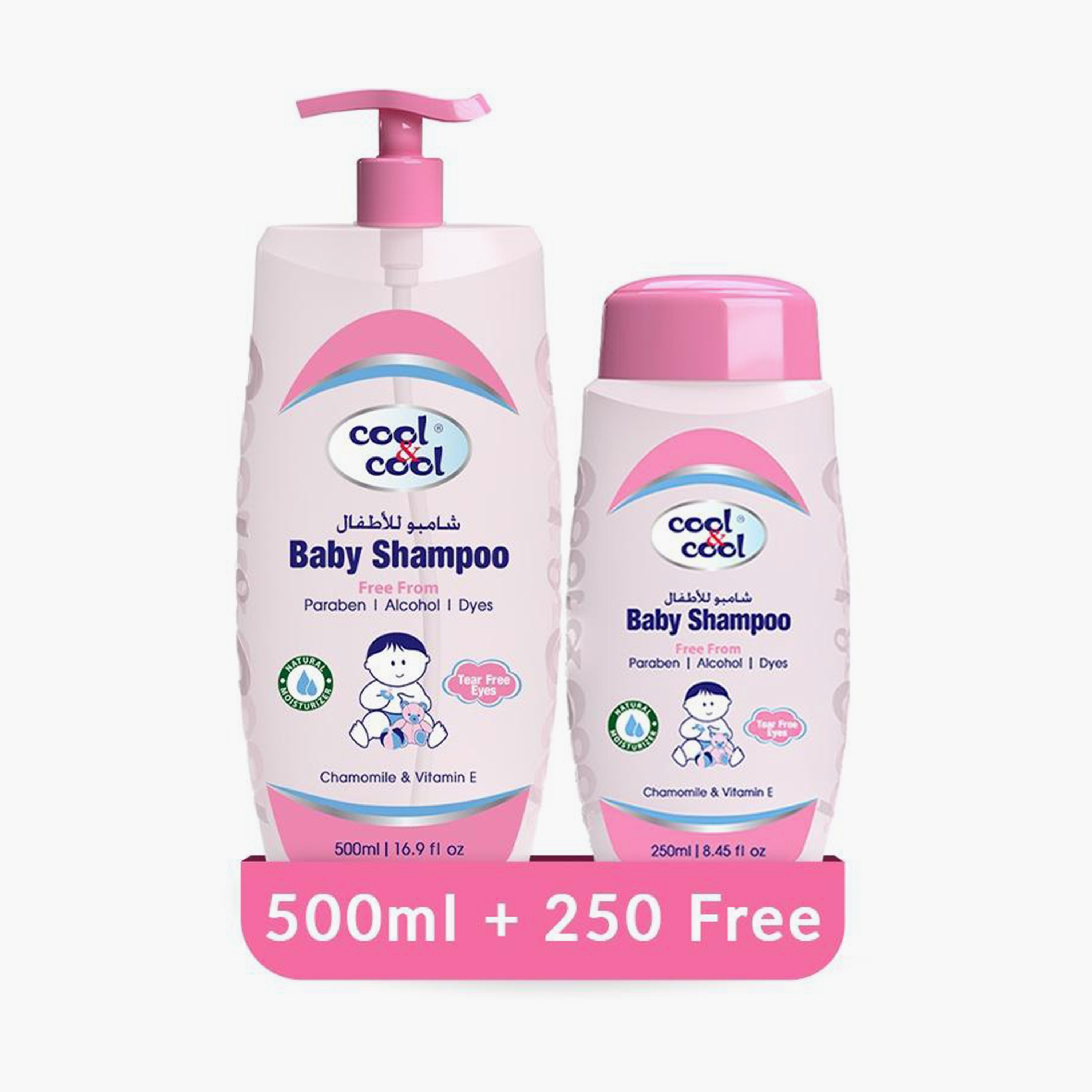 Cool & Cool Baby Shampoo, 500 ml + 250 ml Free-baby-bathandcare-hairbodyskincare-shampooandconditioner-image-4