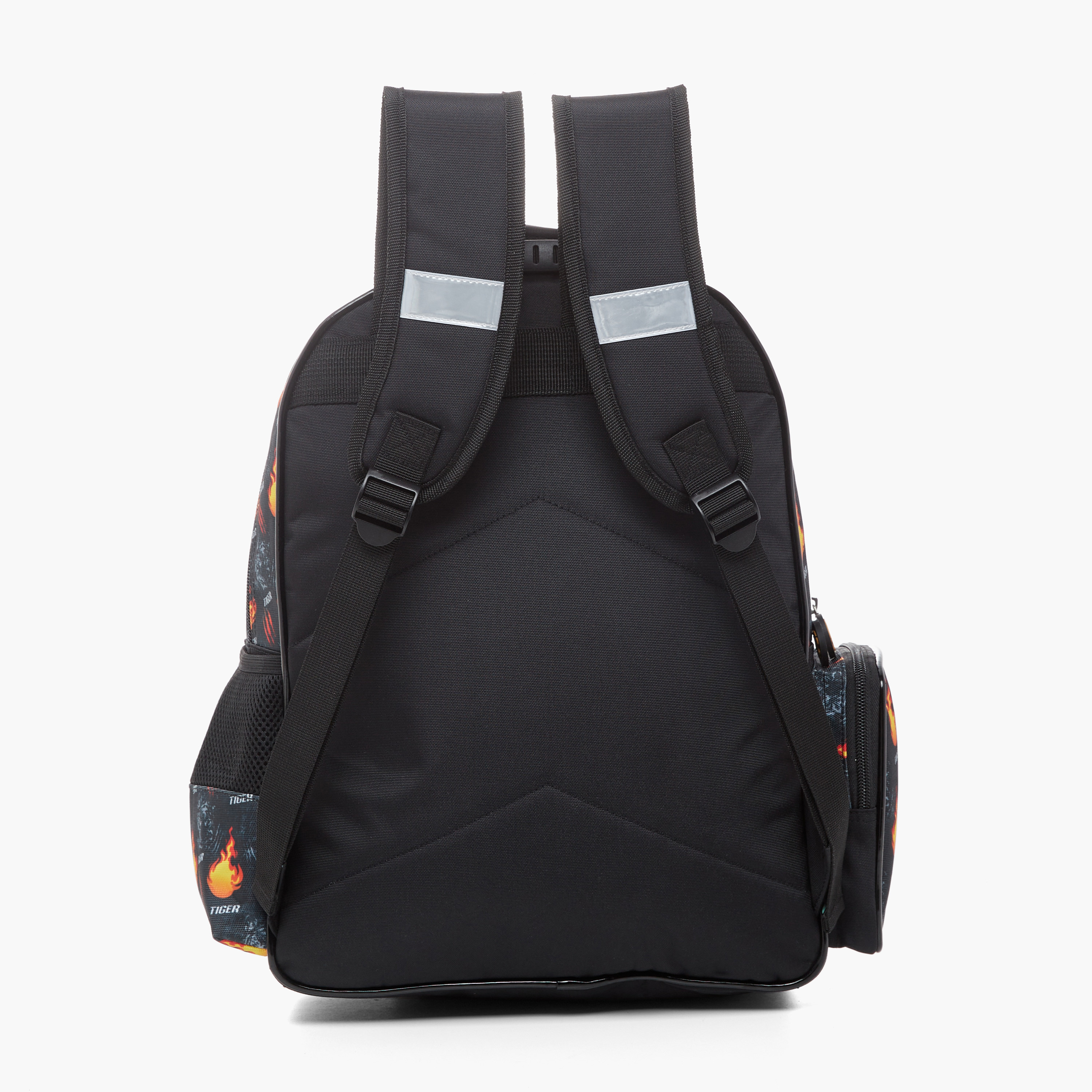 Juniors Tiger Print Backpack with Adjustable Shoulder Straps and Zip Closure - 16 inches-school-bagsandbackpacks-backpacks-image-5