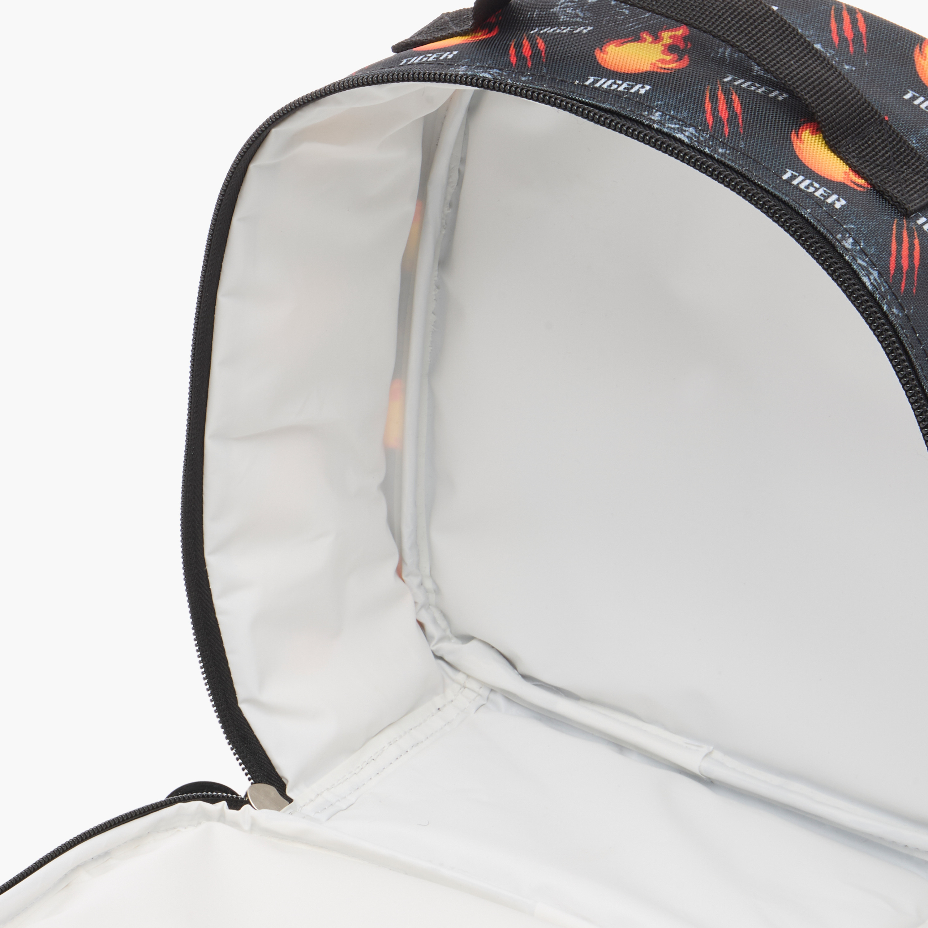 Juniors Tiger Print Lunch Bag with Adjustable Strap and Zip Closure-school-lunchessentials-lunchbags-image-7