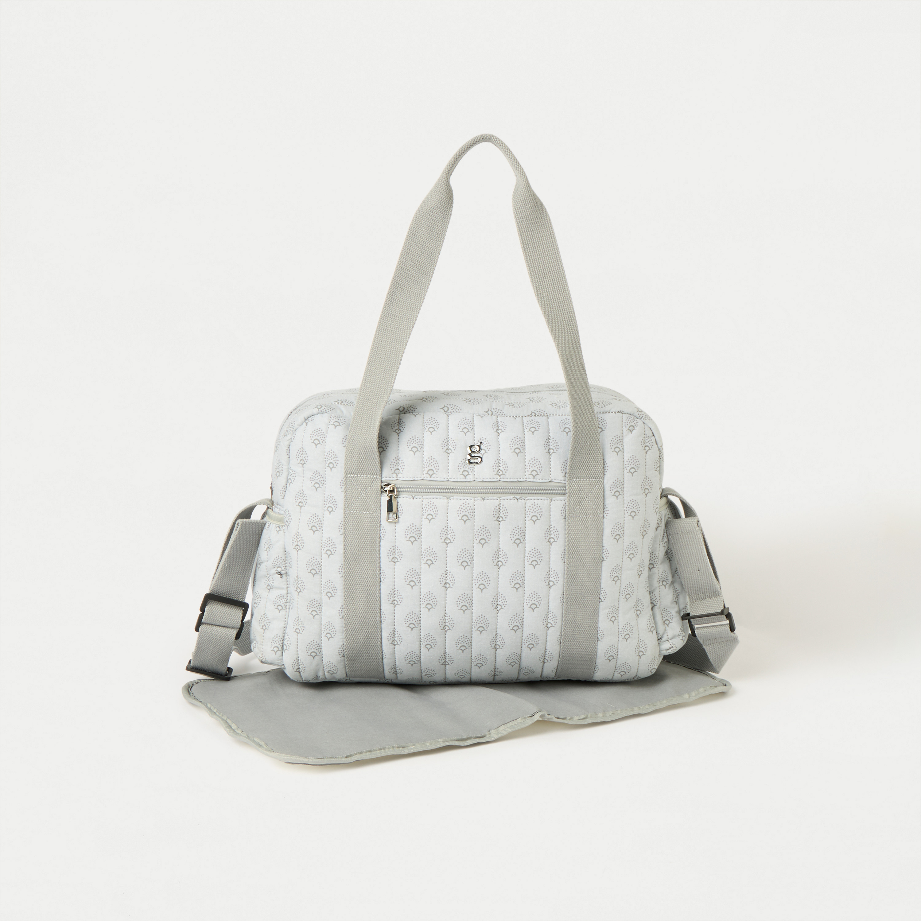 Buy Giggles Quilted Diaper Bag with Double Handle and Zip Closure Online Babyshop UAE