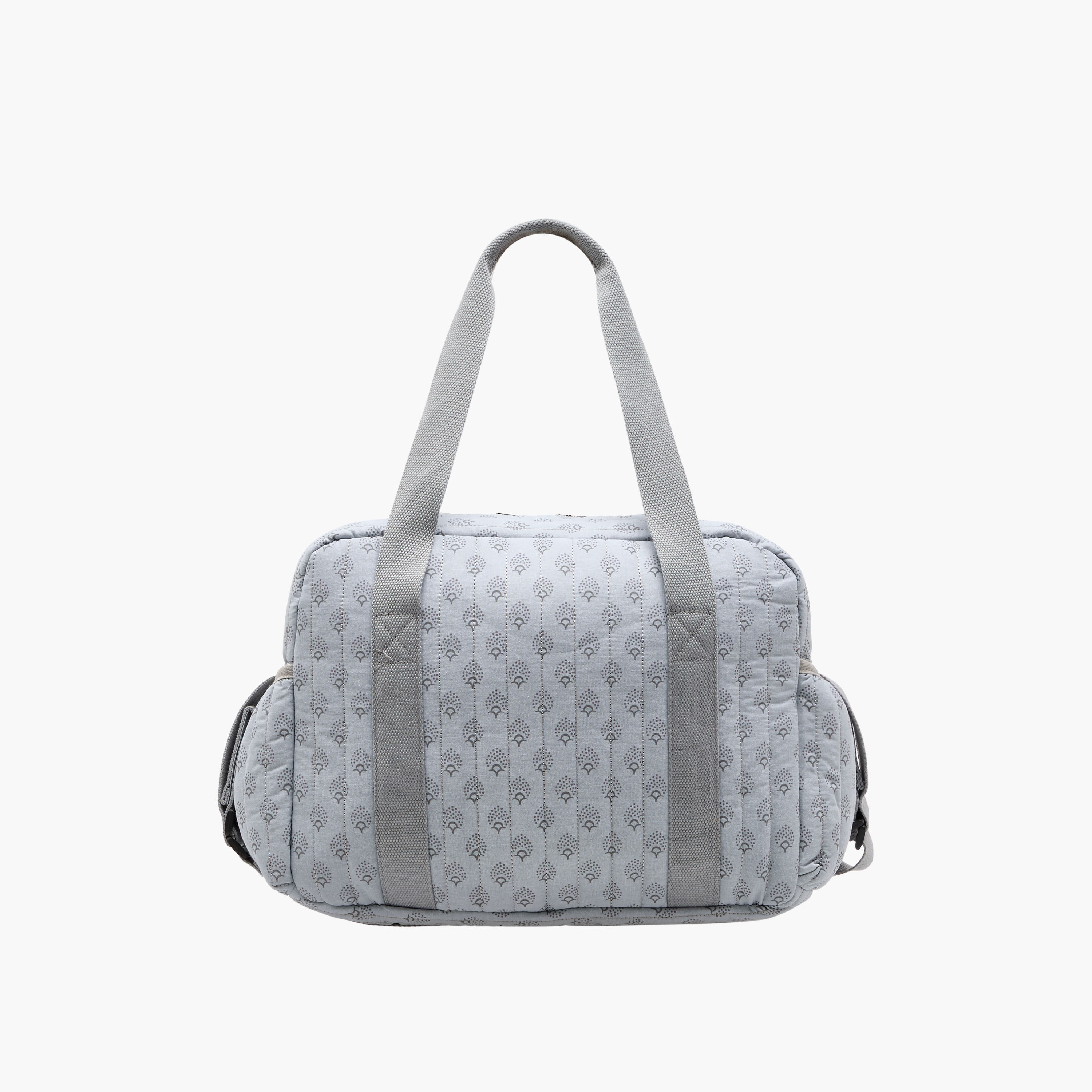 Giggles Quilted Diaper Bag with Double Handle and Zip Closure-baby-diapering-diaperbags-image-6