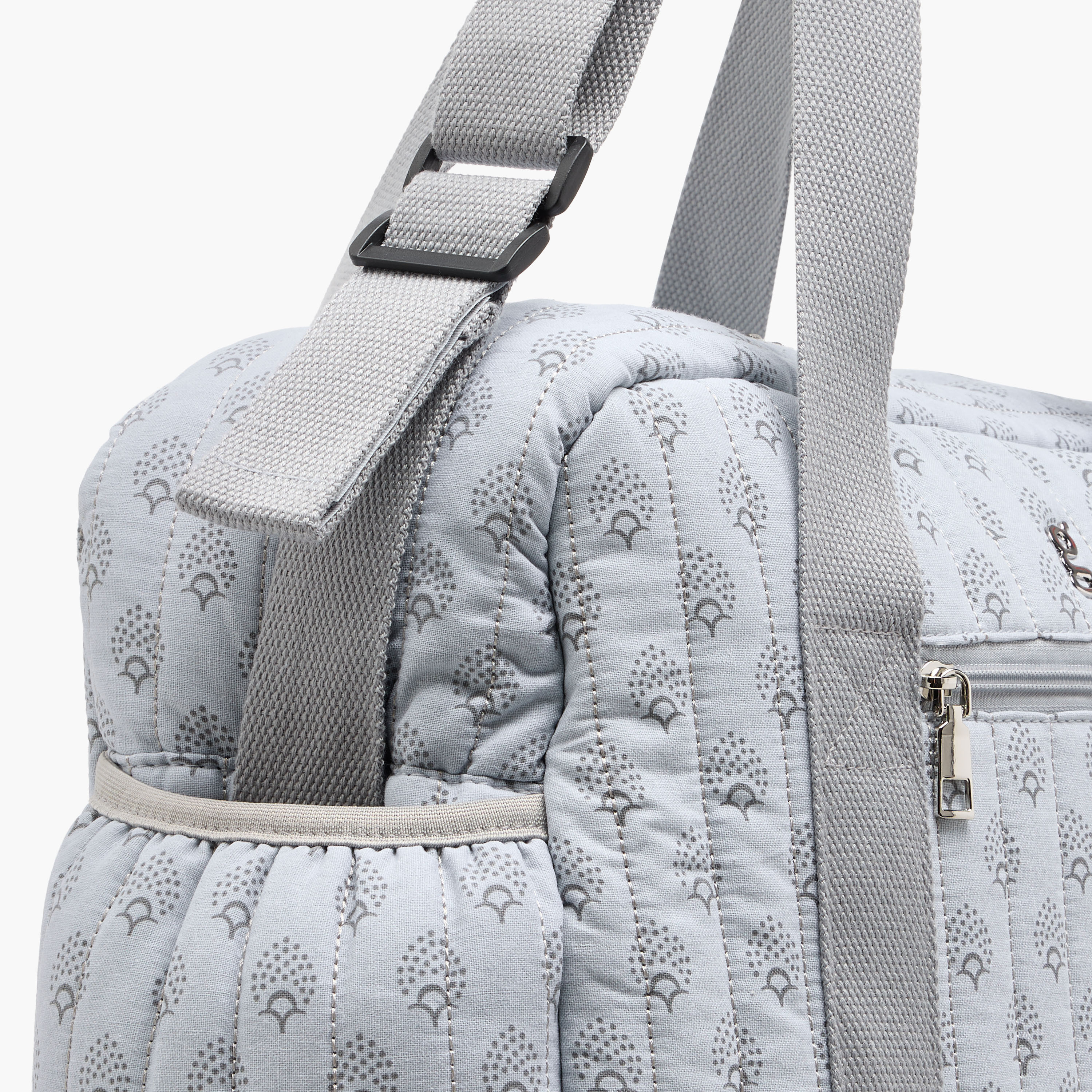 Giggles Quilted Diaper Bag with Double Handle and Zip Closure-baby-diapering-diaperbags-image-9