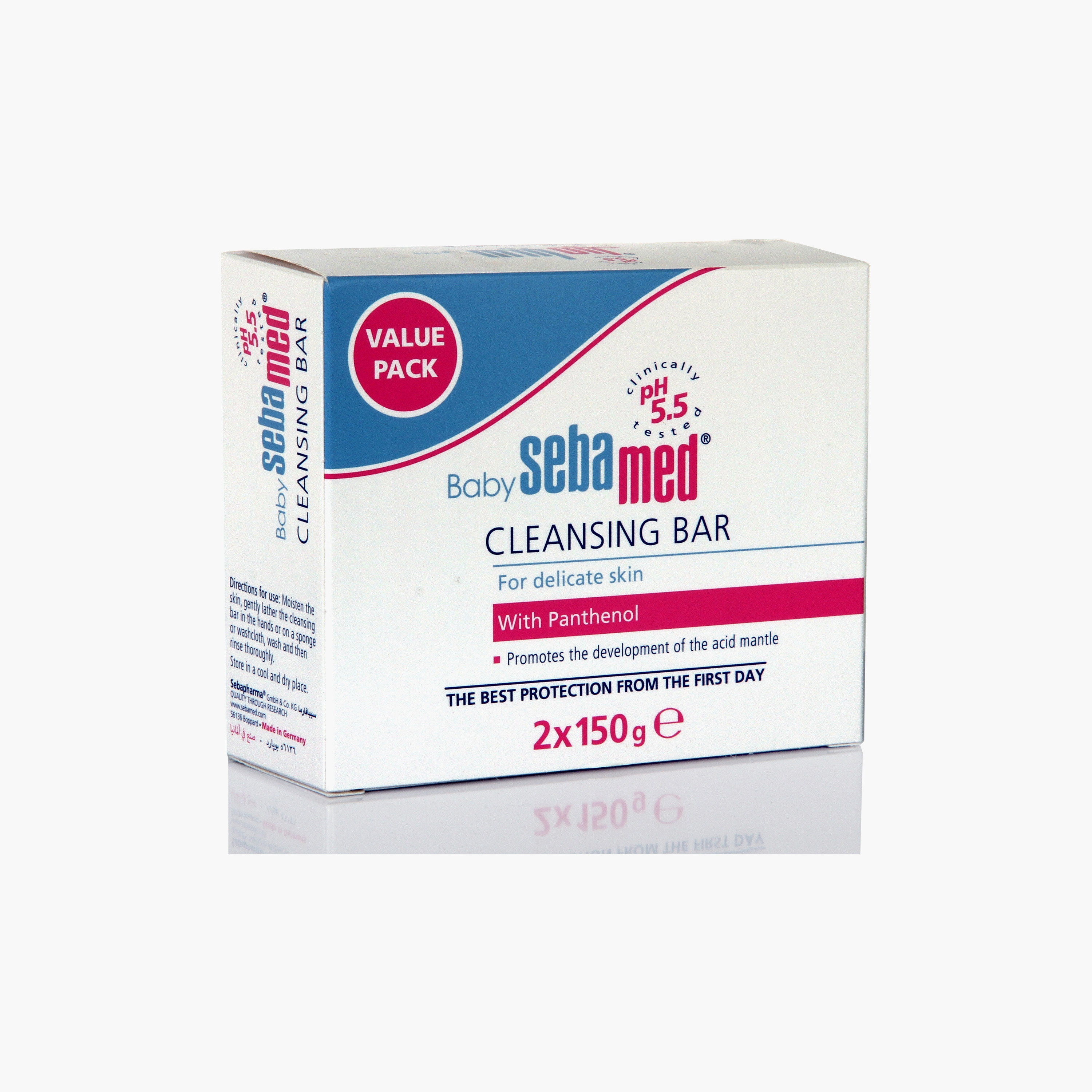Sebamed Baby Cleansing Bar, 150 g-baby-bathandcare-hairbodyskincare-image-2