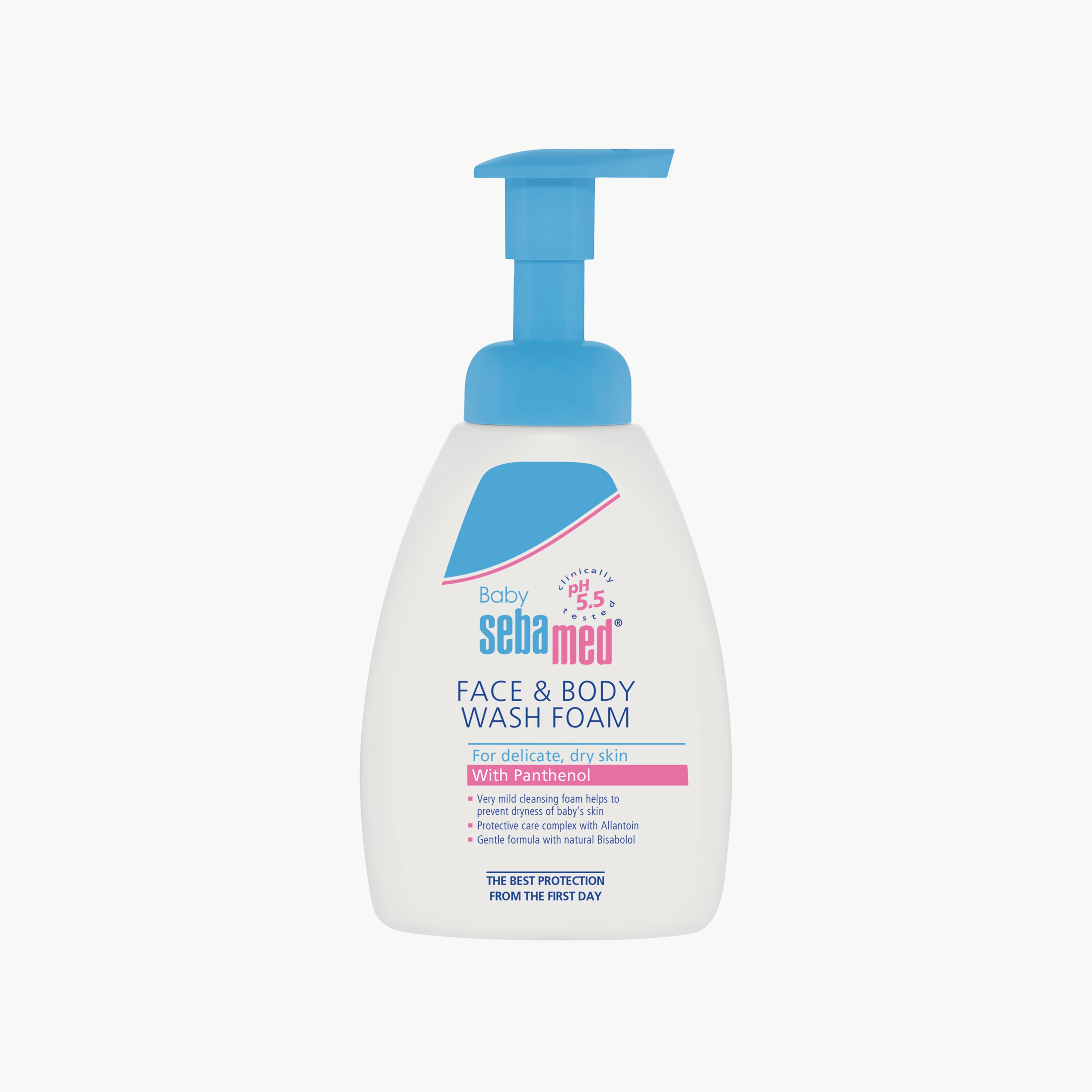 Sebamed Baby Face & Body Wash Foam, 400 ml-baby-bathandcare-hairbodyskincare-bodywashandsoaps-image-1