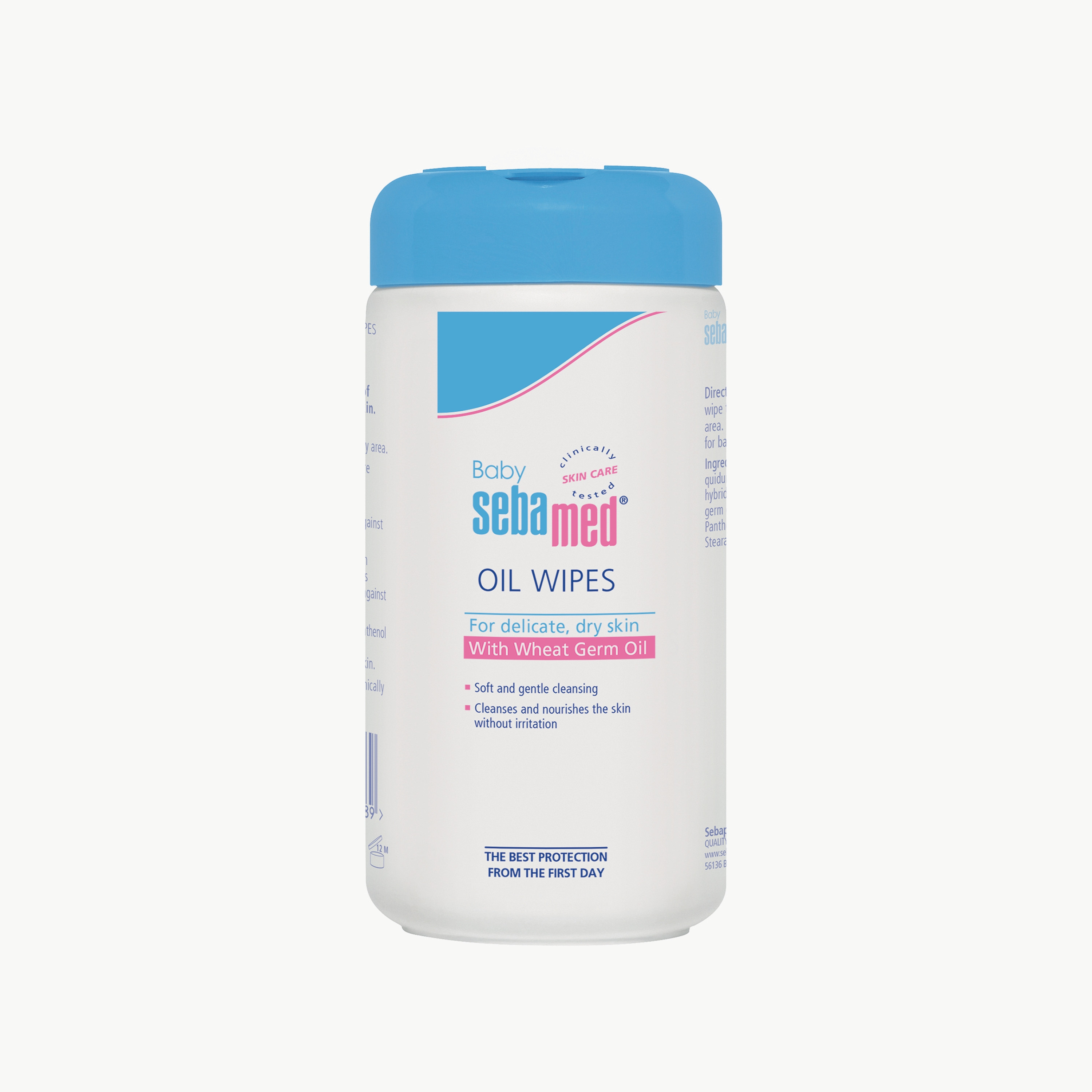 Sebamed Baby Oil Wipes - 70 Sheets-baby-diapering-babywipes-image-1