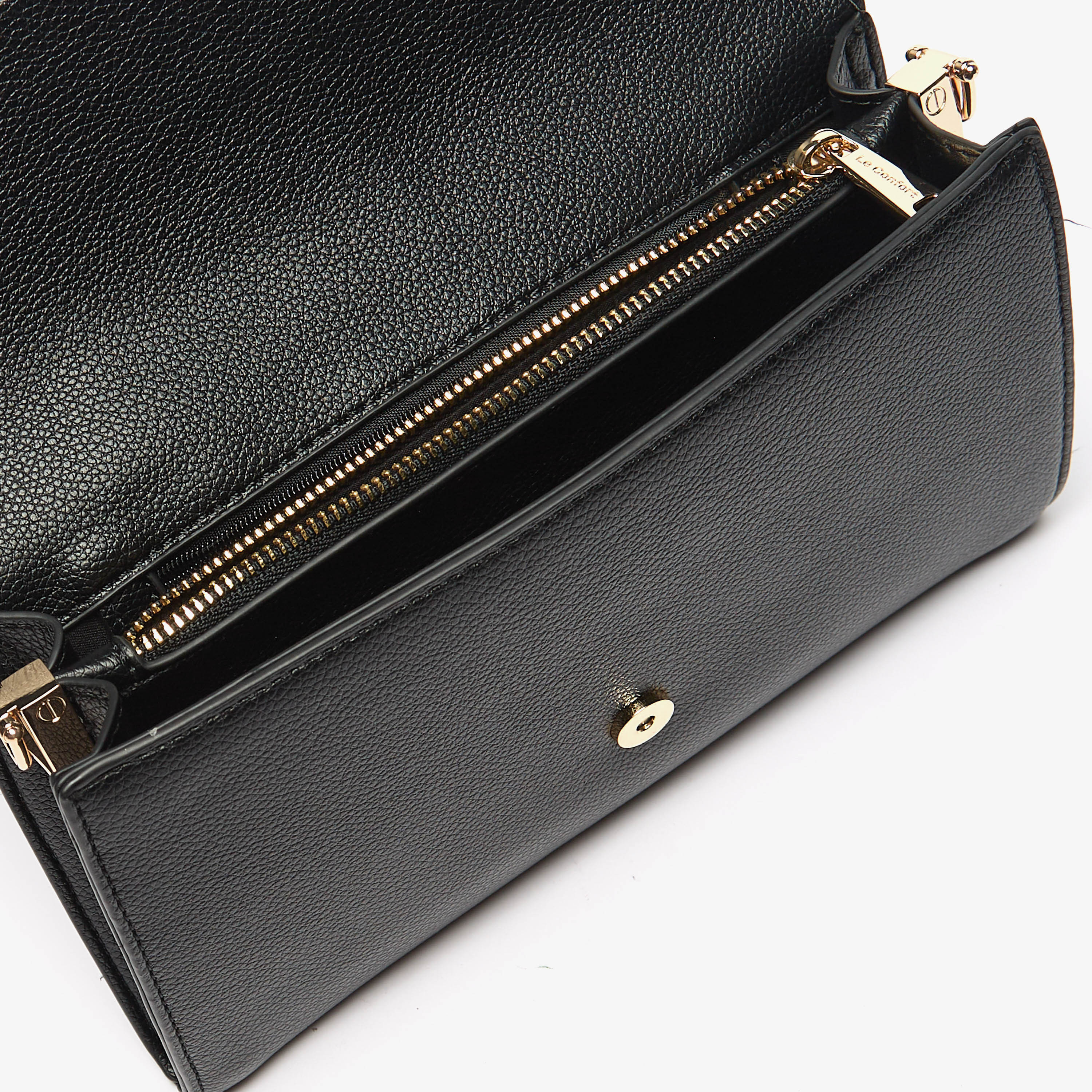 شنطة كروس بودي سادة بحزام سلسلة وزر إغلاق من لو كونفورت-women-bagsandwallets-handbags-image-5