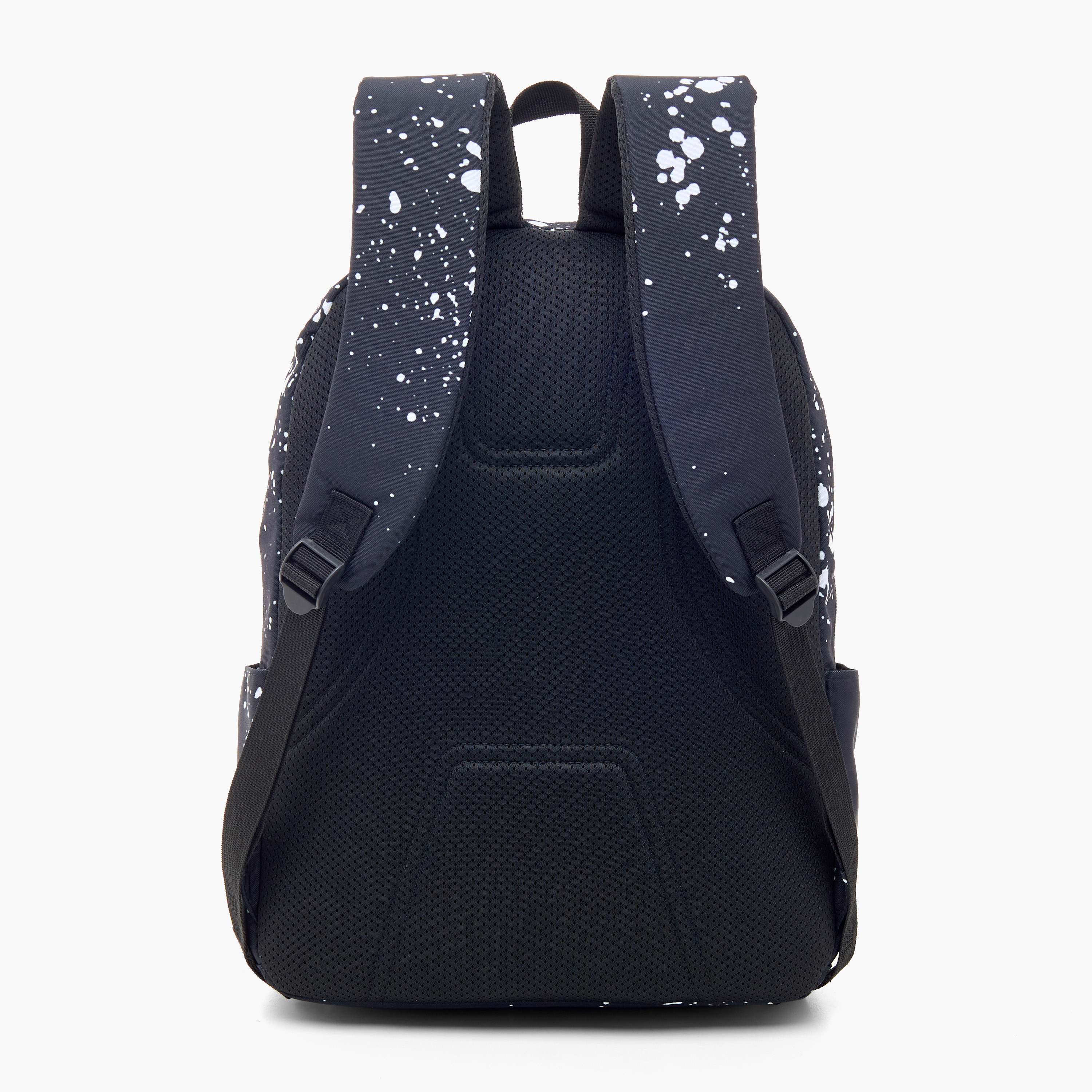 Kappa Logo Print Backpack with Adjustable Straps and Zip Closure - 16 inches-school-bagsandbackpacks-backpacks-image-5