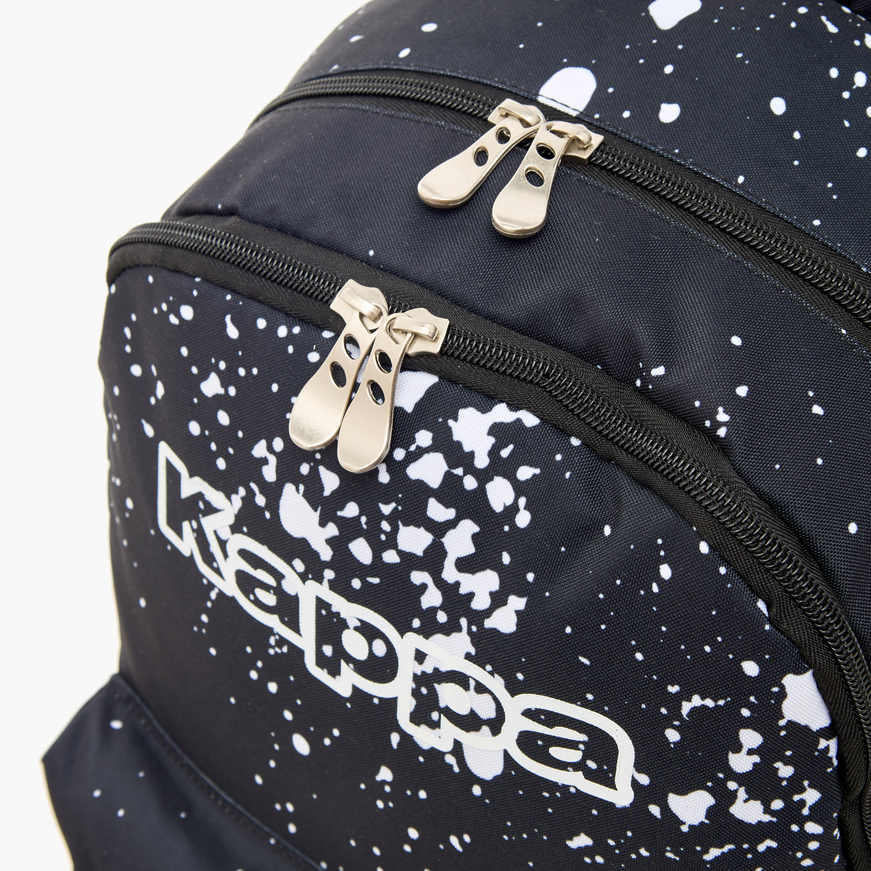 Kappa Logo Print Backpack with Adjustable Straps and Zip Closure - 16 inches-school-bagsandbackpacks-backpacks-image-7