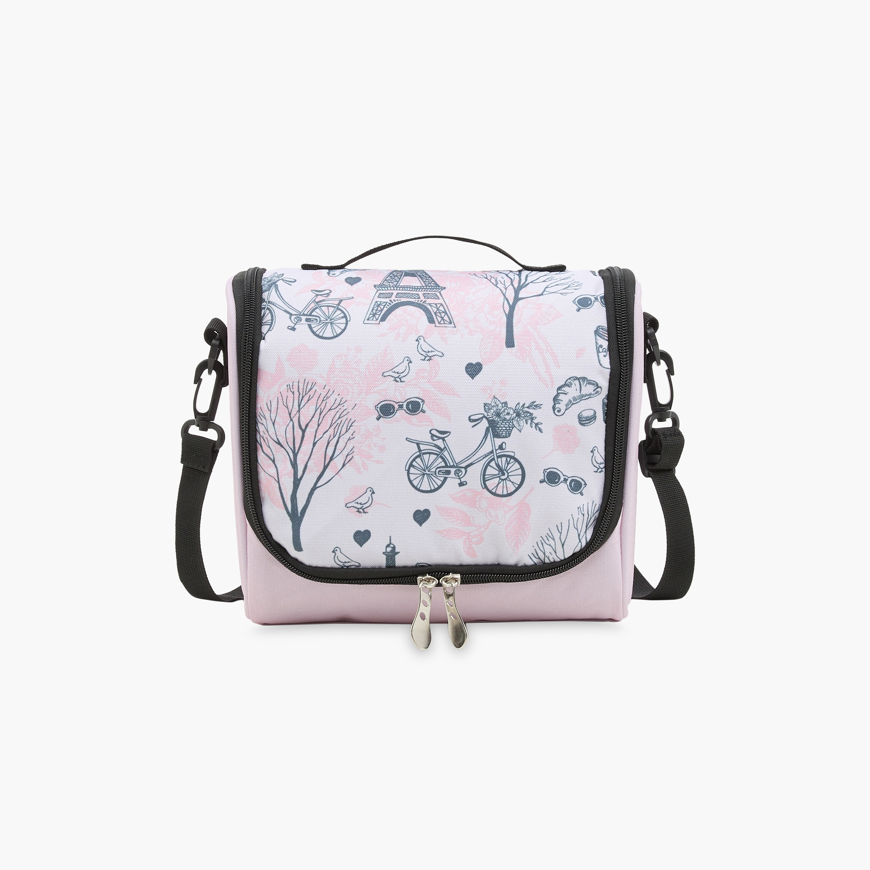 Juniors Printed Lunch Bag with Zip Closure-school-lunchessentials-lunchbags-image-1