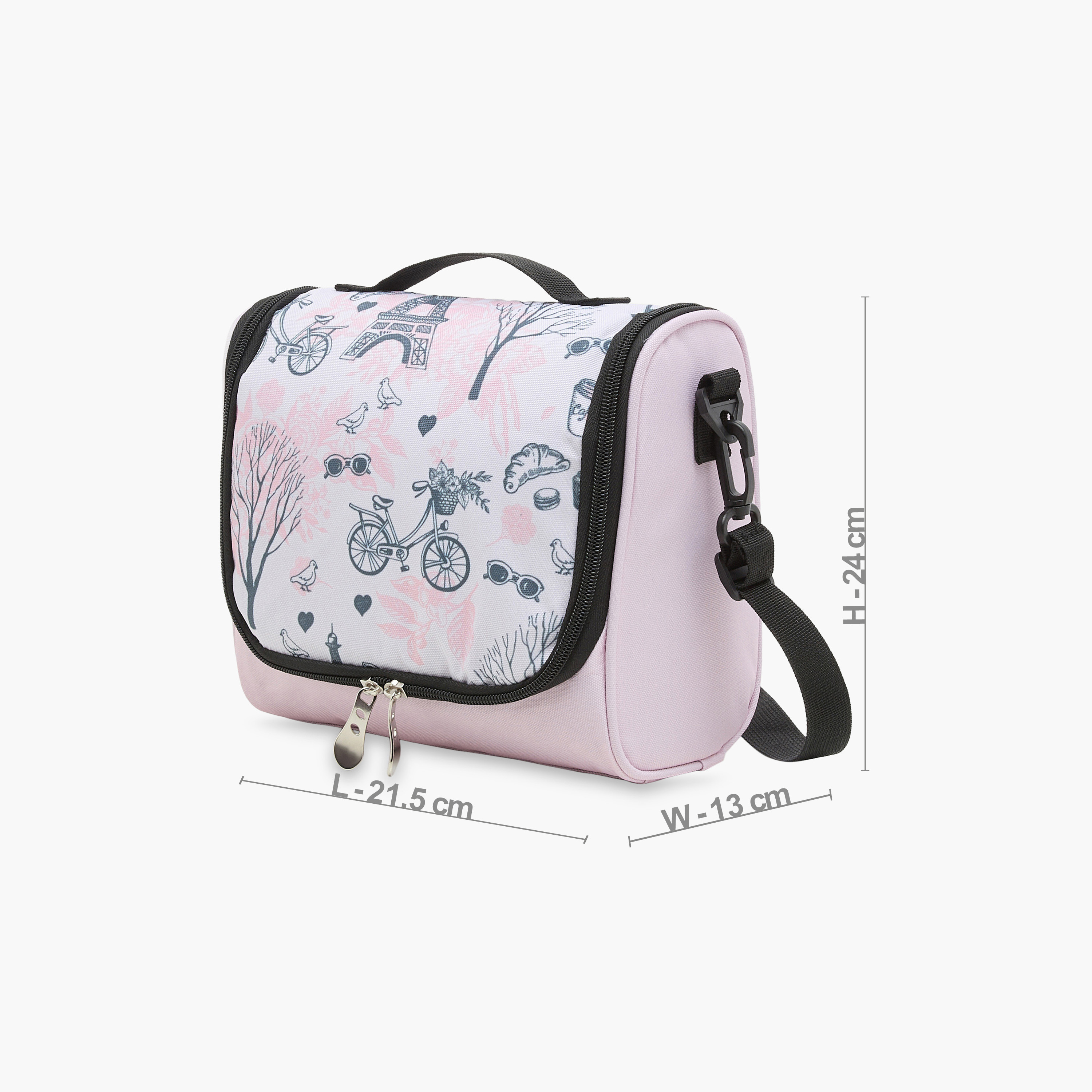 Juniors Printed Lunch Bag with Zip Closure-school-lunchessentials-lunchbags-image-2