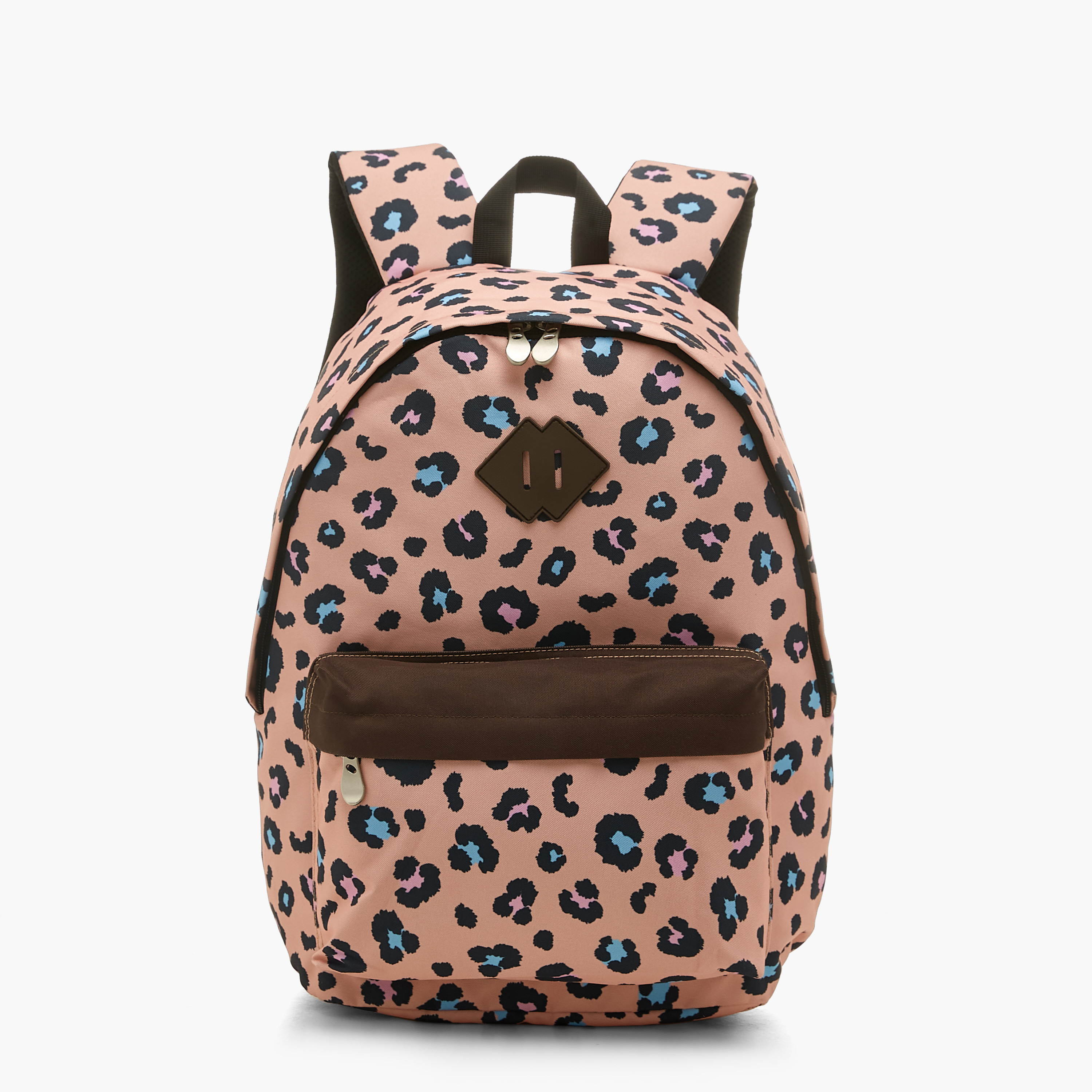 Animal print backpack fashion purse