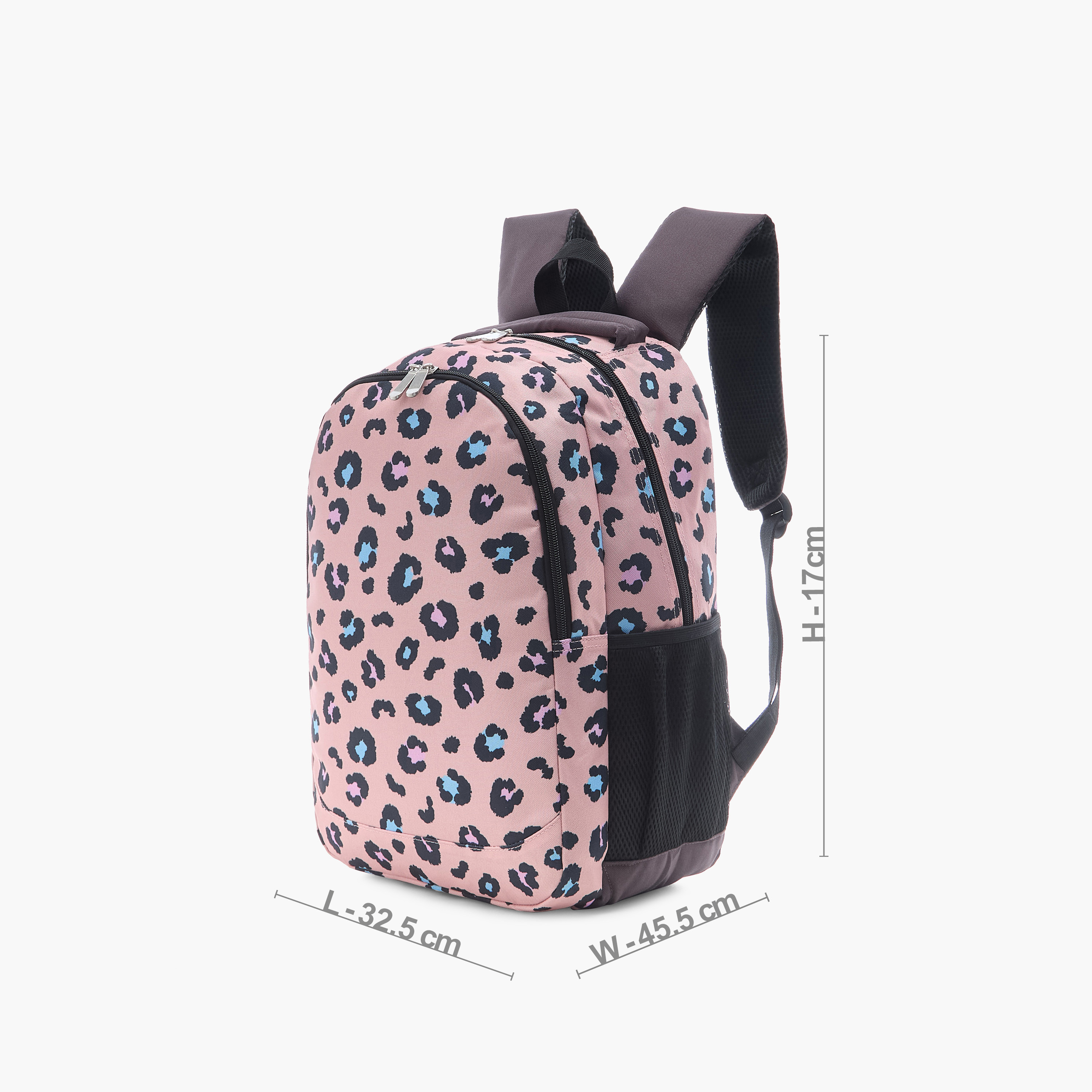 شنطة ظهر بحمالات قابلة للتعديل وسحّاب إغلاق وطبعات حيوانات من جونيورز - 16 بوصة-school-bagsandbackpacks-backpacks-image-2