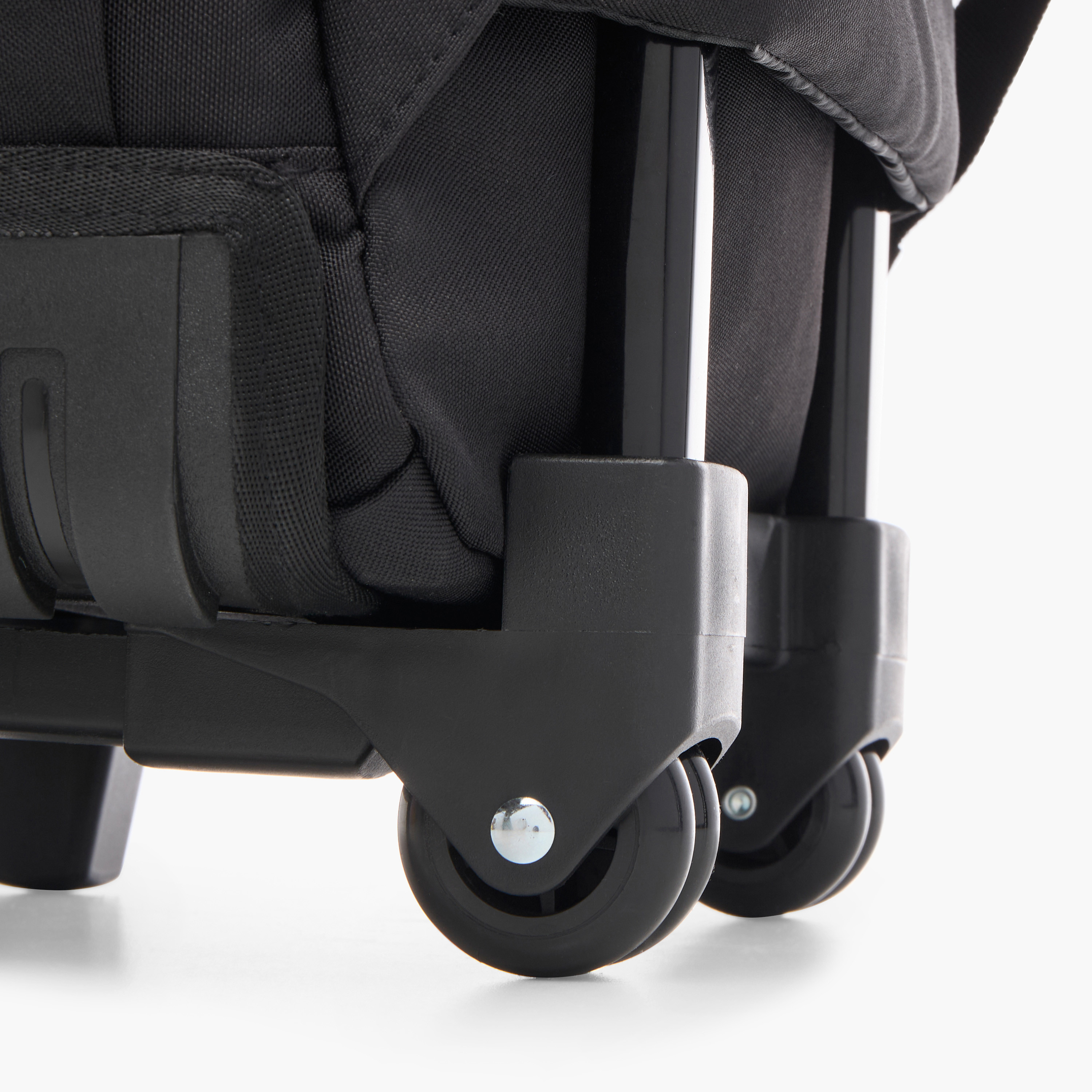 Juniors Angry Face Print Trolley Backpack with Retractable Handle - 16 inches-school-bagsandbackpacks-trolleybags-image-9