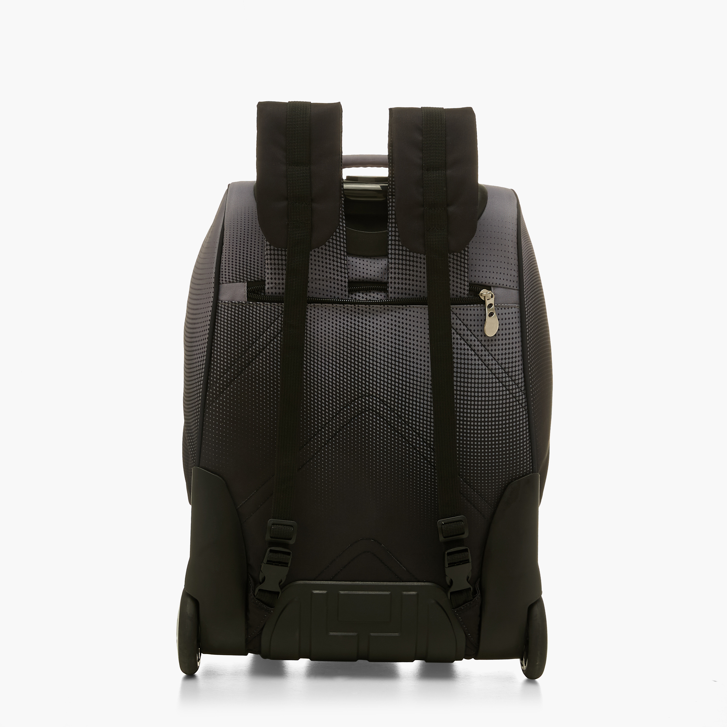 شنطة ظهر ترولي بارزة الملمس بسحّاب إغلاق وعجلات من جونيورز - 16 بوصة-school-bagsandbackpacks-trolleybags-image-5