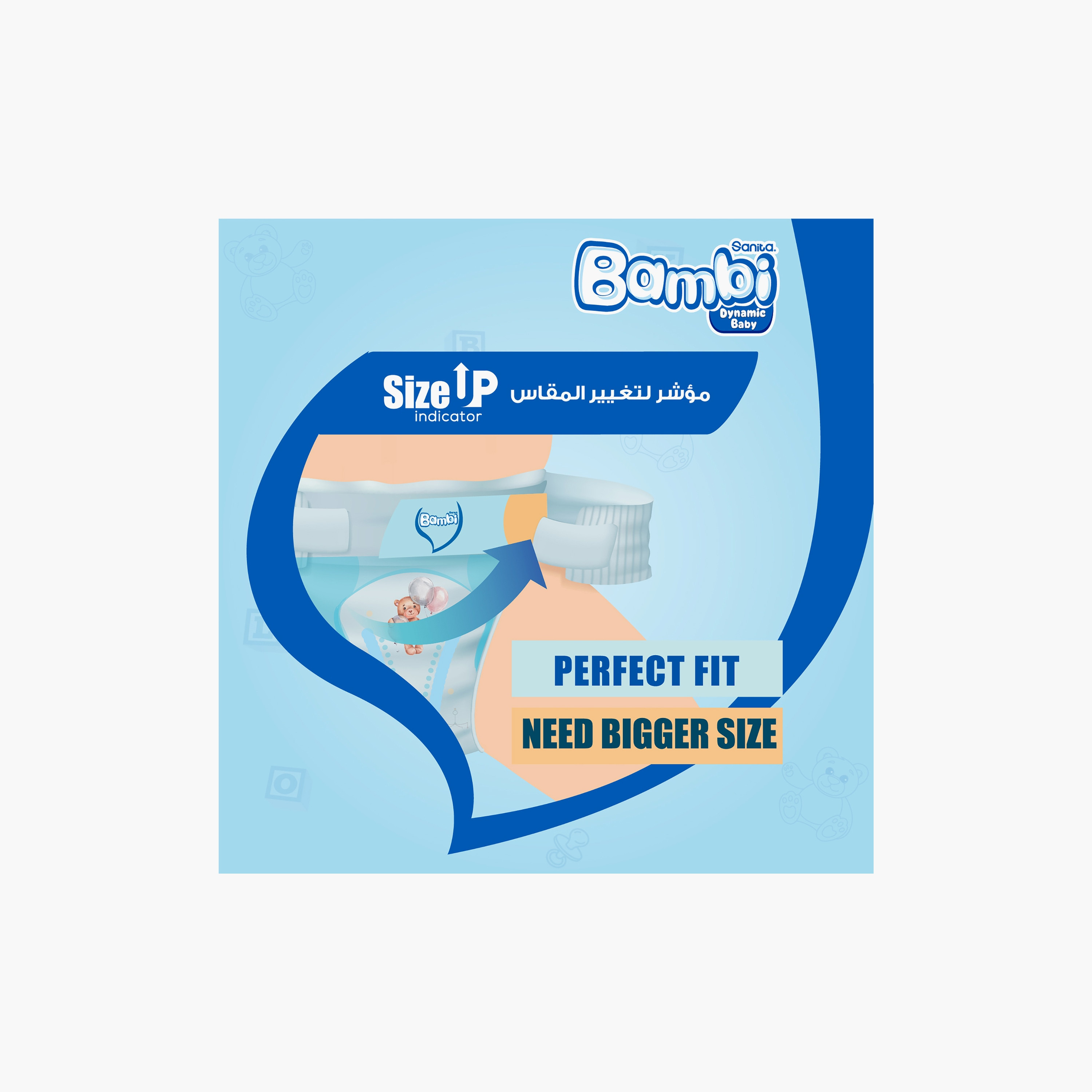 Sanita Bambi Diapers Mega Pack, Size 4+, 156-Piece, Large Plus, 10-18 kg-baby-diapering-diapers-image-8