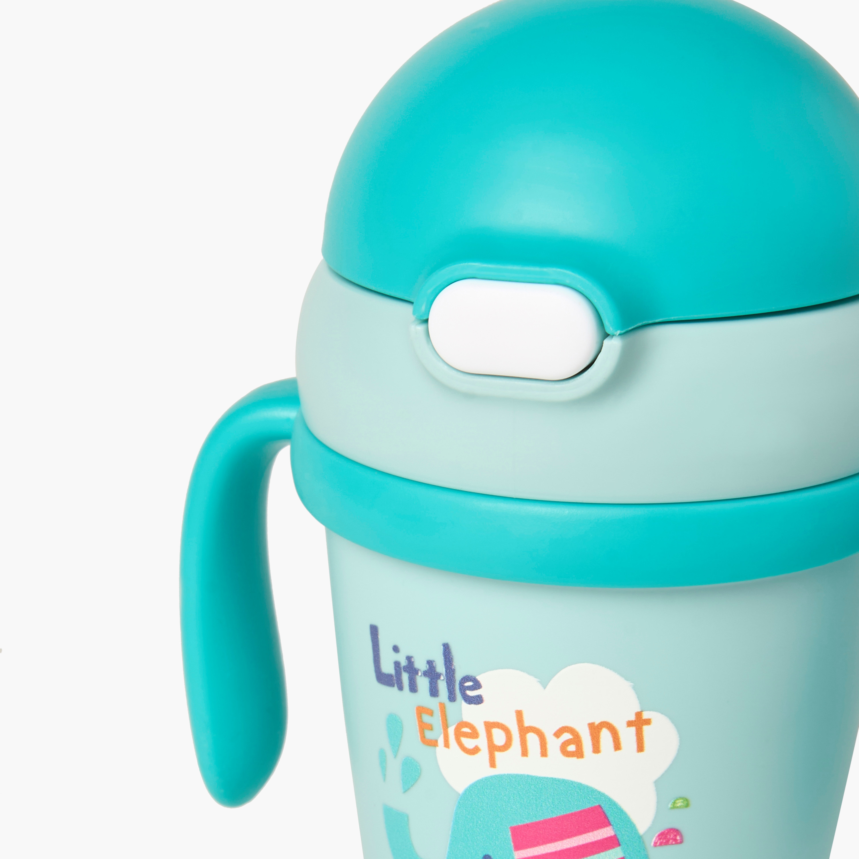 Juniors Lion Print Sippy Cup with Press Button Closure and Handles - 250 ml-baby-feeding-mealtimeessentials-image-4