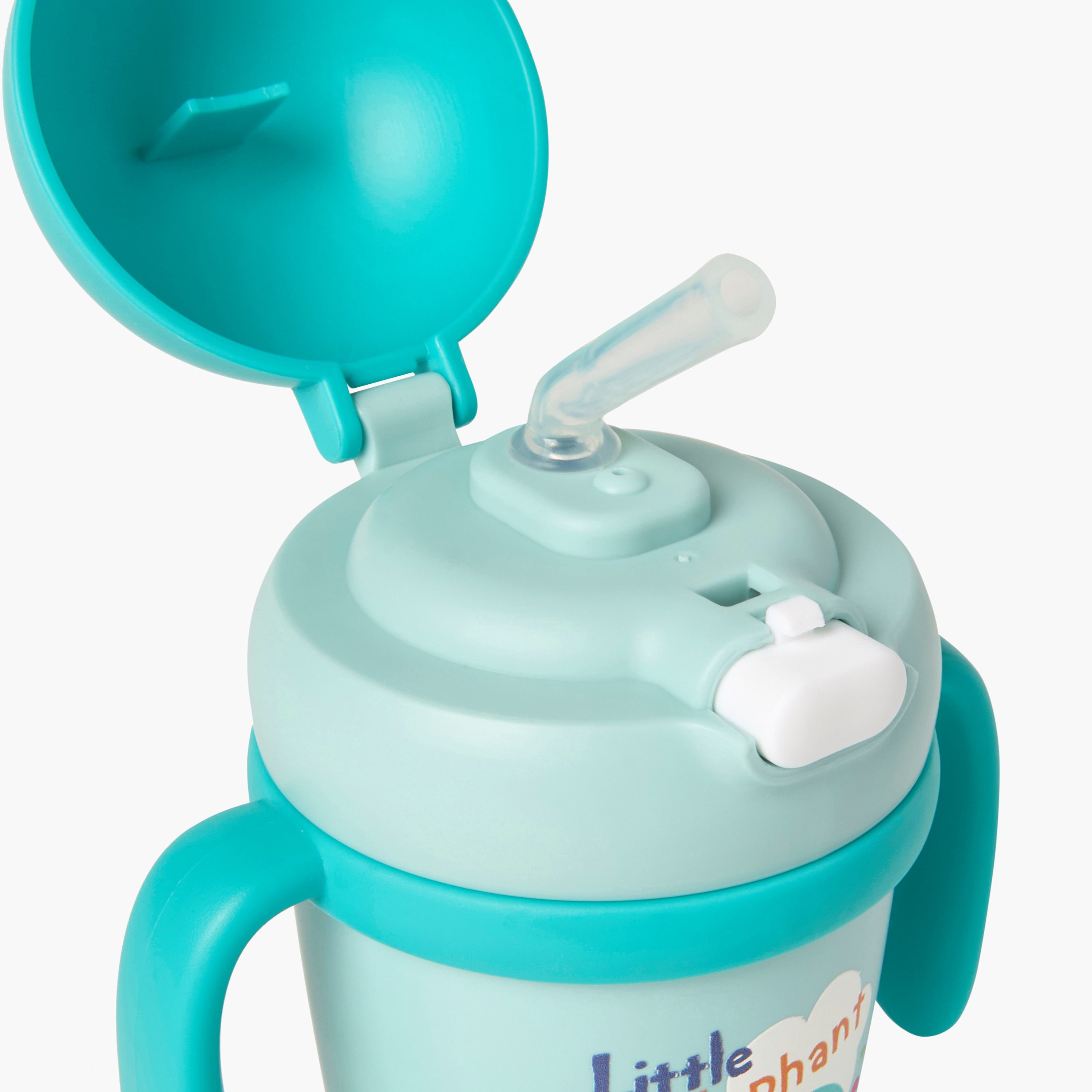 Juniors Lion Print Sippy Cup with Press Button Closure and Handles - 250 ml-baby-feeding-mealtimeessentials-image-5