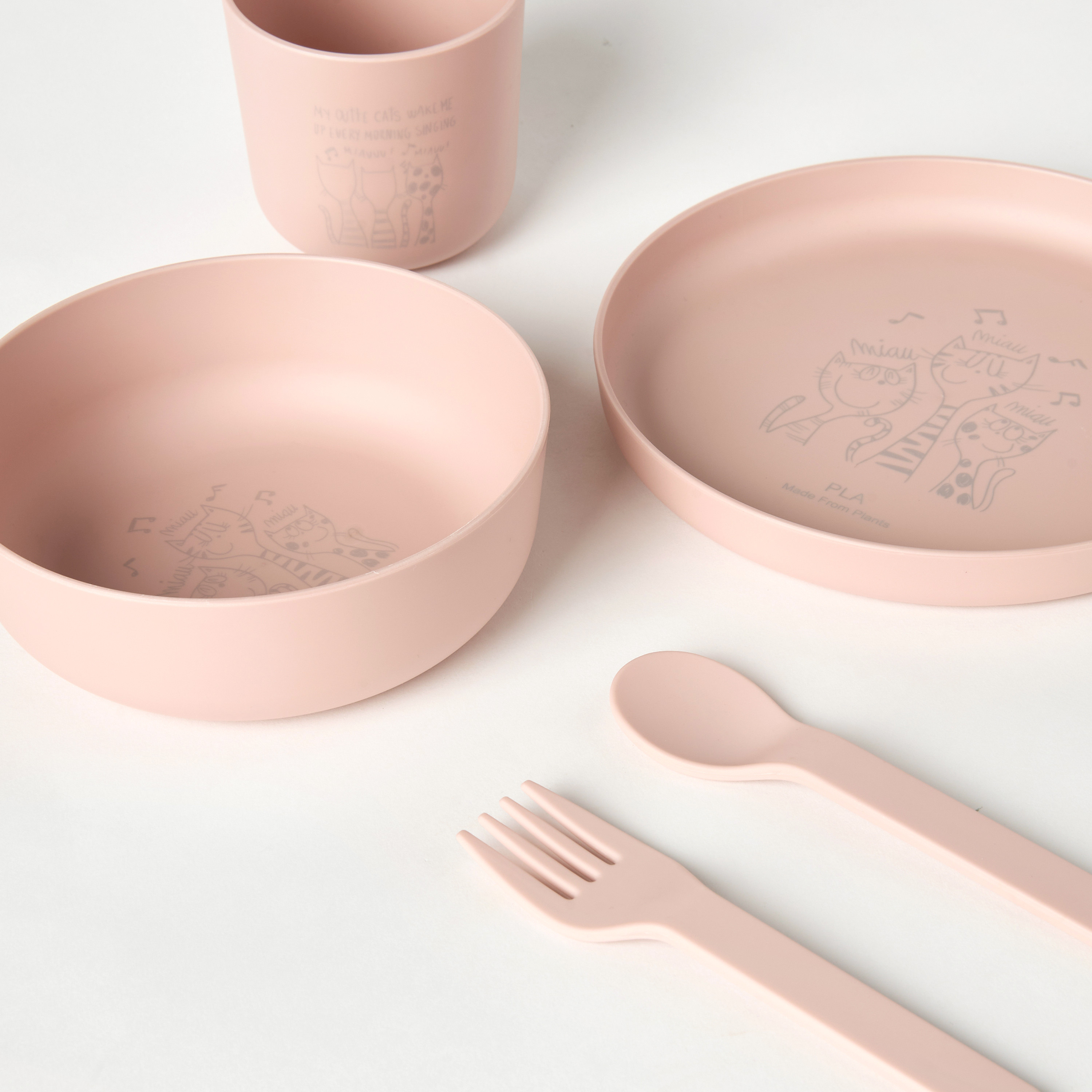 Giggles 5-Piece Elephant Print Dinner Set-baby-feeding-mealtimeessentials-image-2