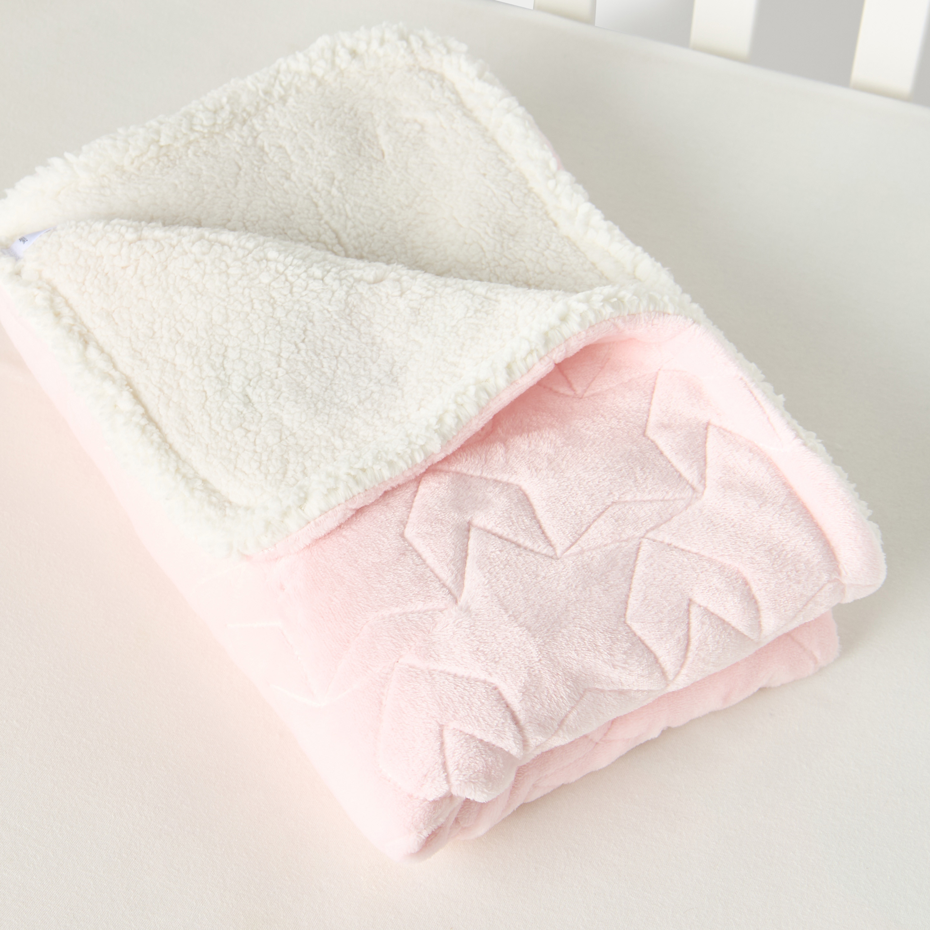 Juniors Swan Embroidered Raschel Blanket - 76x102 cm-baby-nursery-blanketsandswaddles-blanketsandquilts-image-4