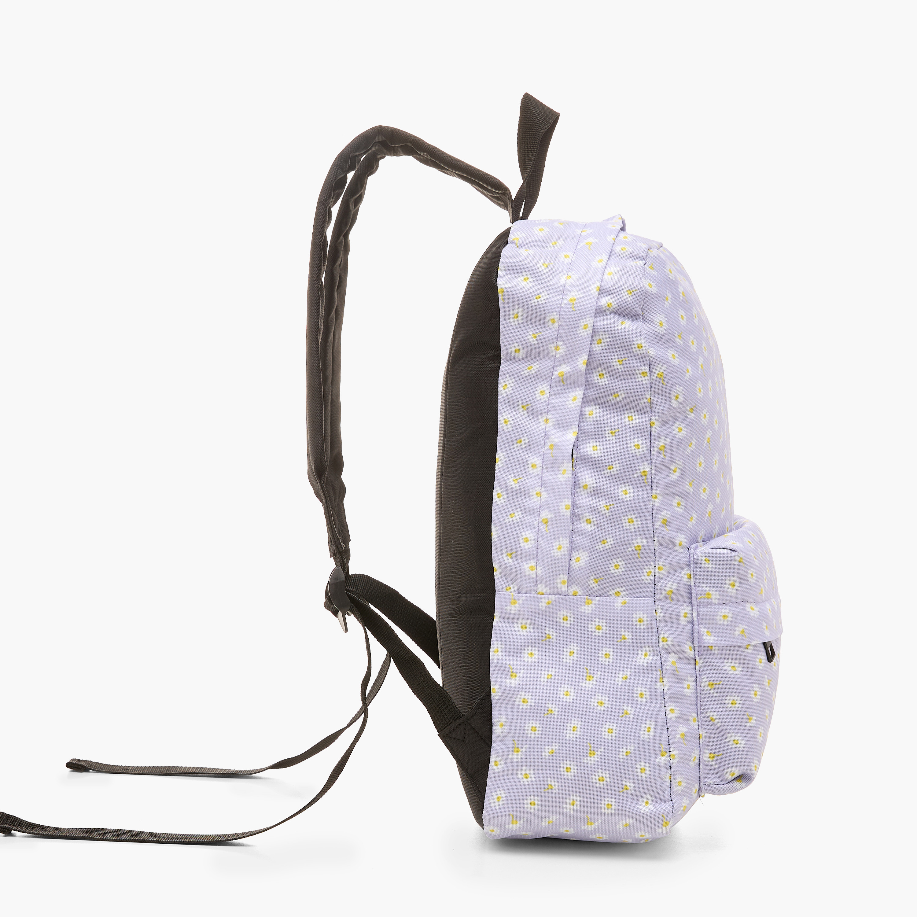 Mistotes Floral Print Backpack with Adjustable Straps - 31x13x43 cms-women-bagsandwallets-backpacks-image-3