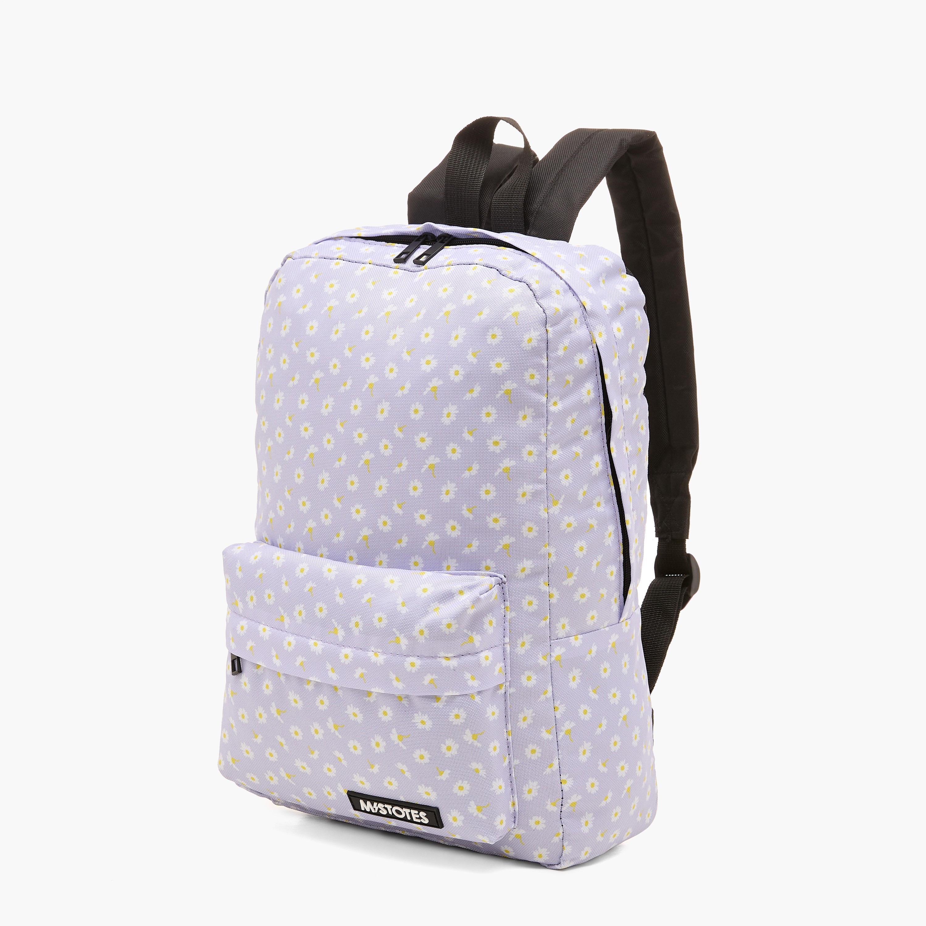 Mistotes Floral Print Backpack with Adjustable Straps - 31x13x43 cms-women-bagsandwallets-backpacks-image-4
