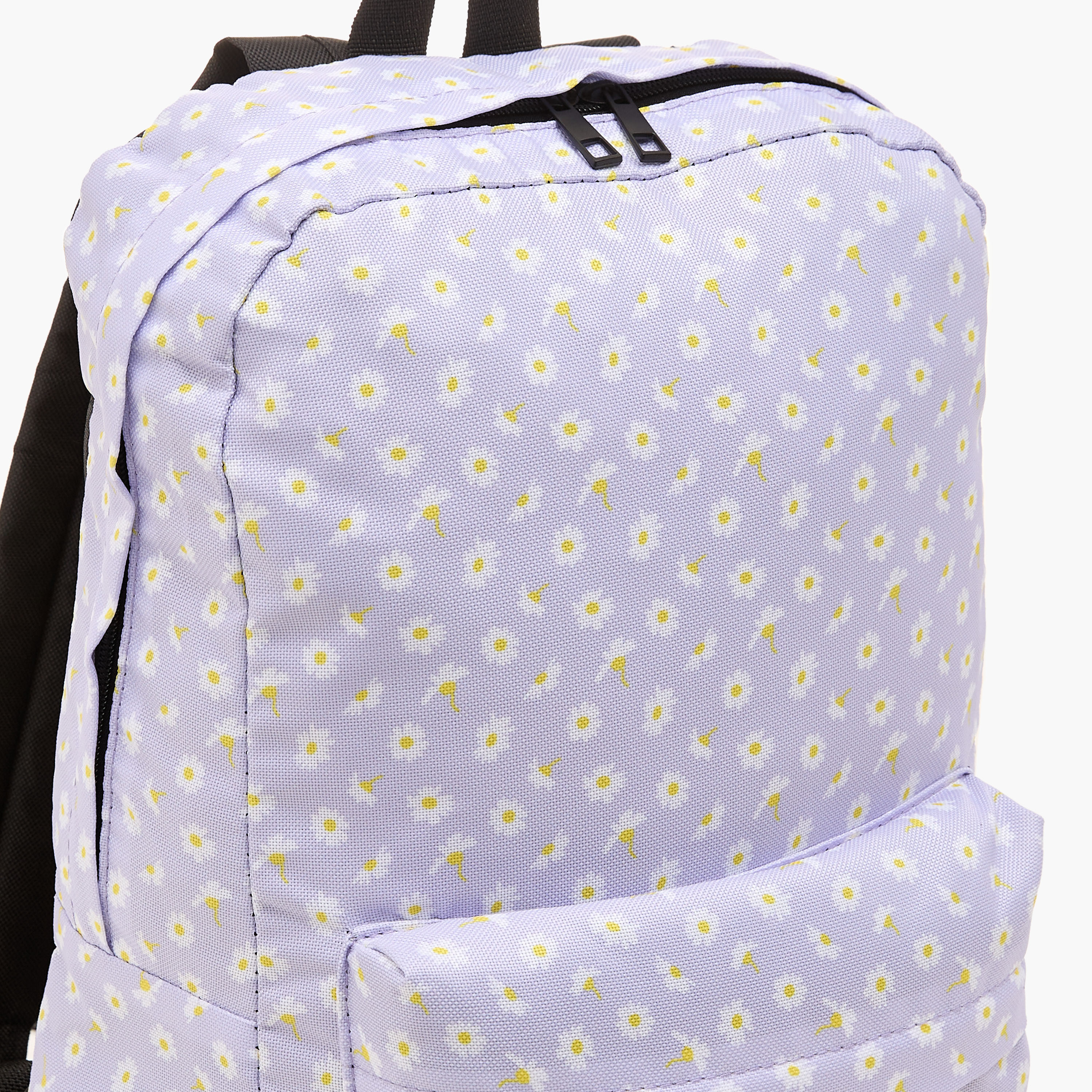 Mistotes Floral Print Backpack with Adjustable Straps - 31x13x43 cms-women-bagsandwallets-backpacks-image-6
