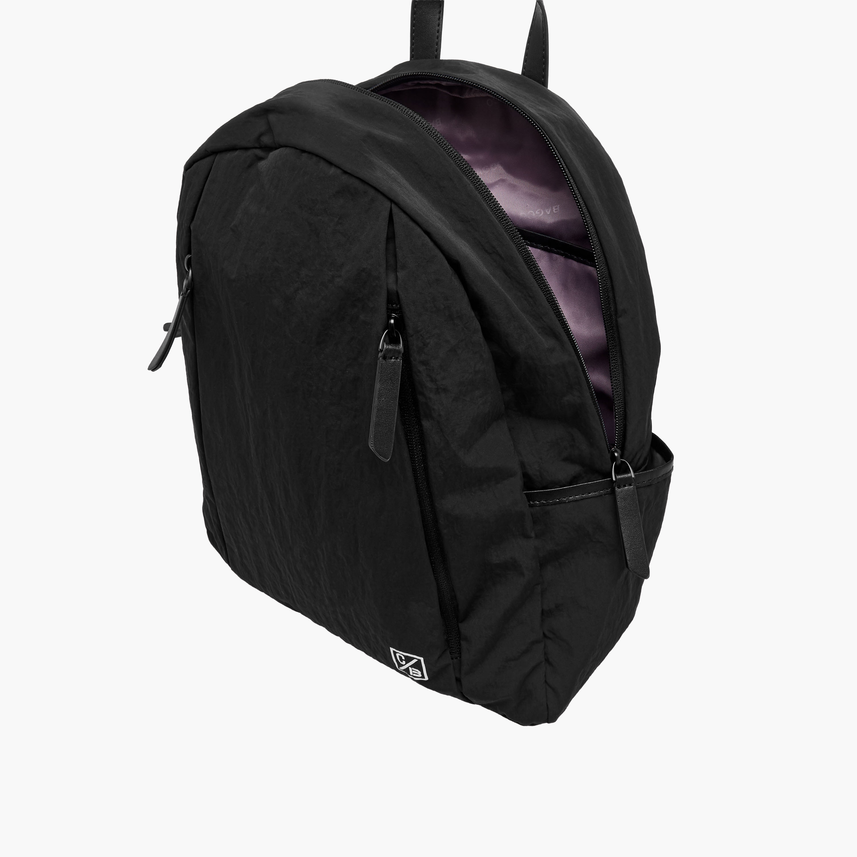 Buy Bagco Solid Backpack with Adjustable Straps and Zip Closure ...