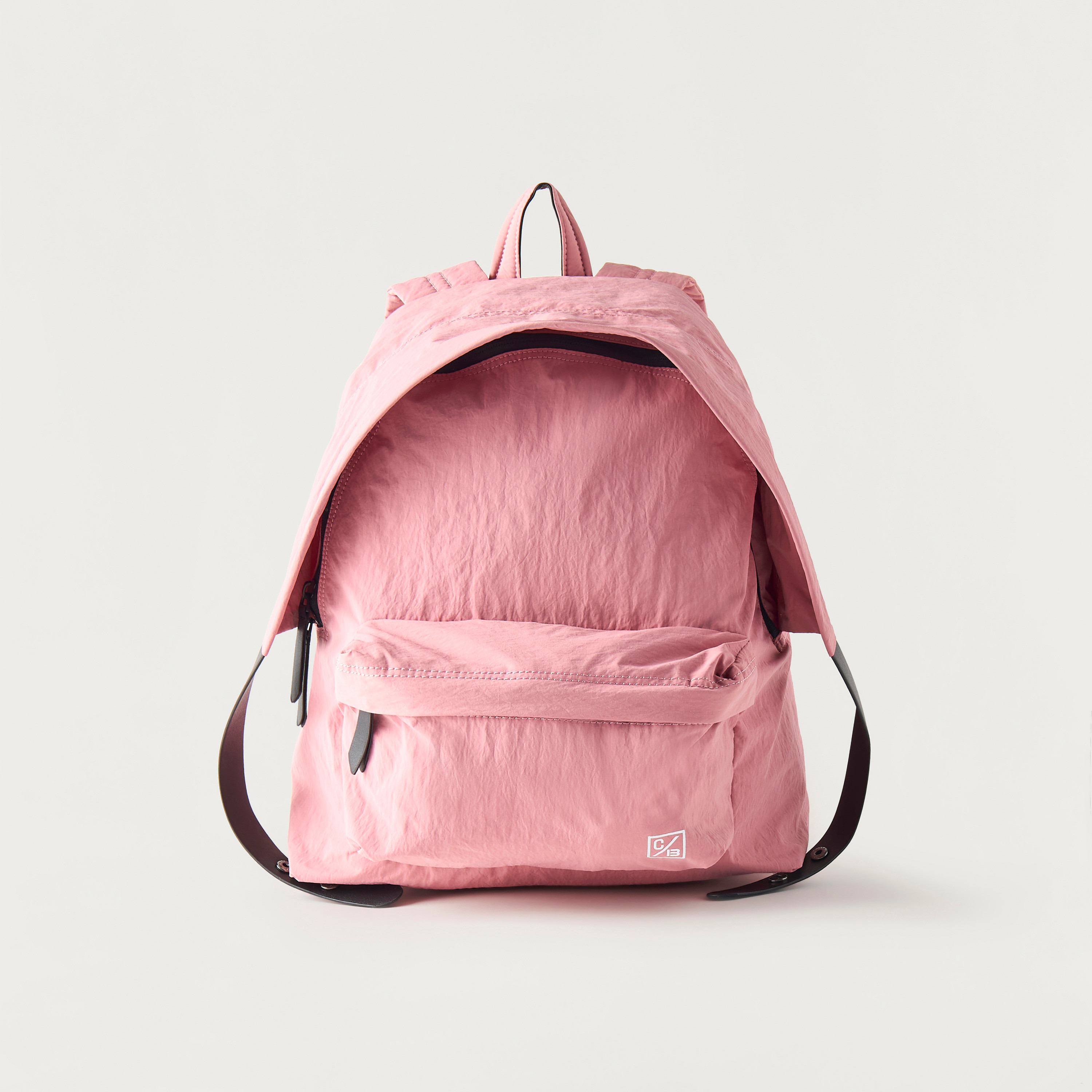 Bagco Solid Backpack with Adjustable Straps and Zip Closure - 38x13x40 cms-women-bagsandwallets-backpacks-image-1