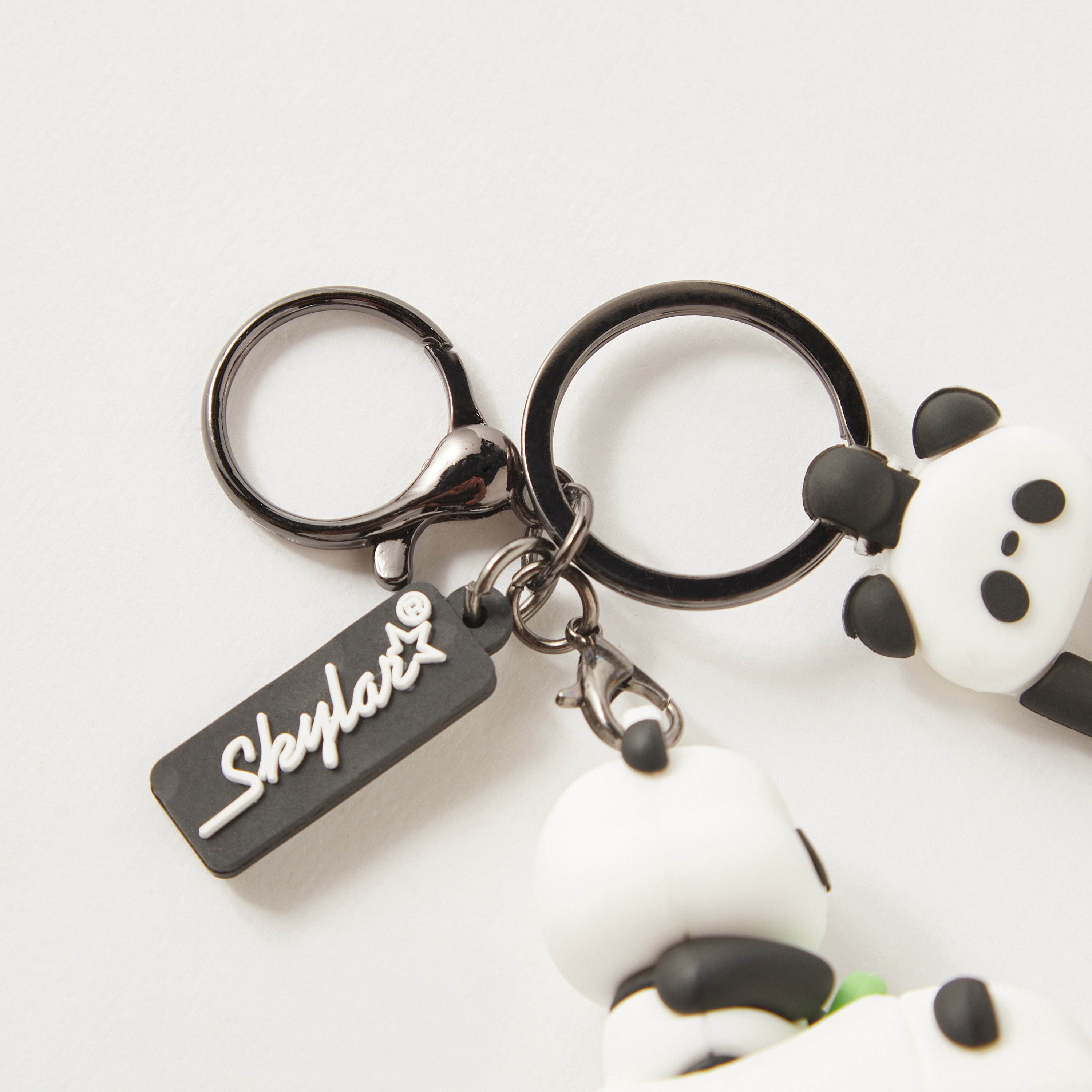Panda Charm Keyring with Lobster Clasp Closure-girls-accessories-keyringsandbagcharms-image-4