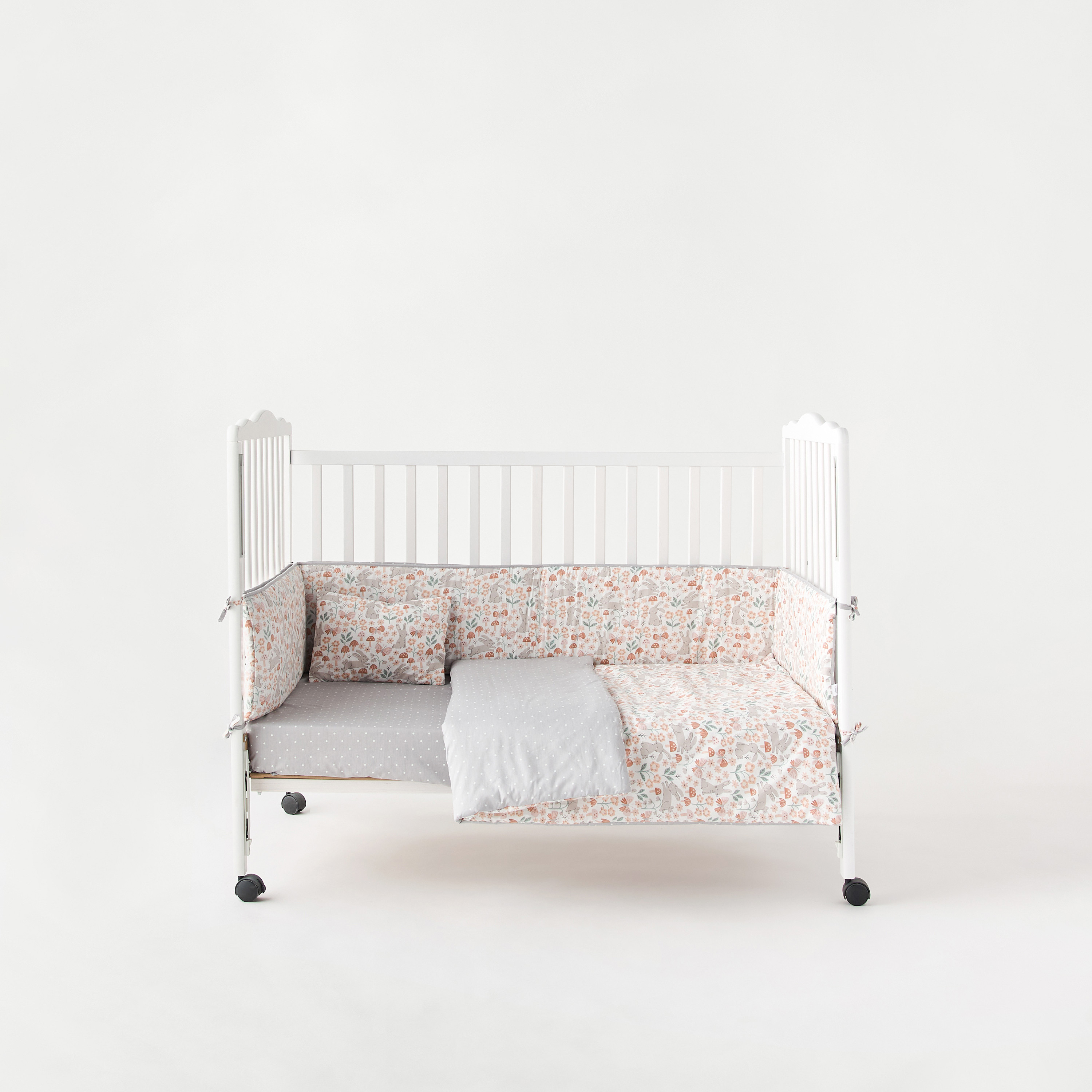 طقم مفروشات سرير بطبعات 4 قطع من جونيورز - 90x130 سم-baby-nursery-toddlerbedding-image-2