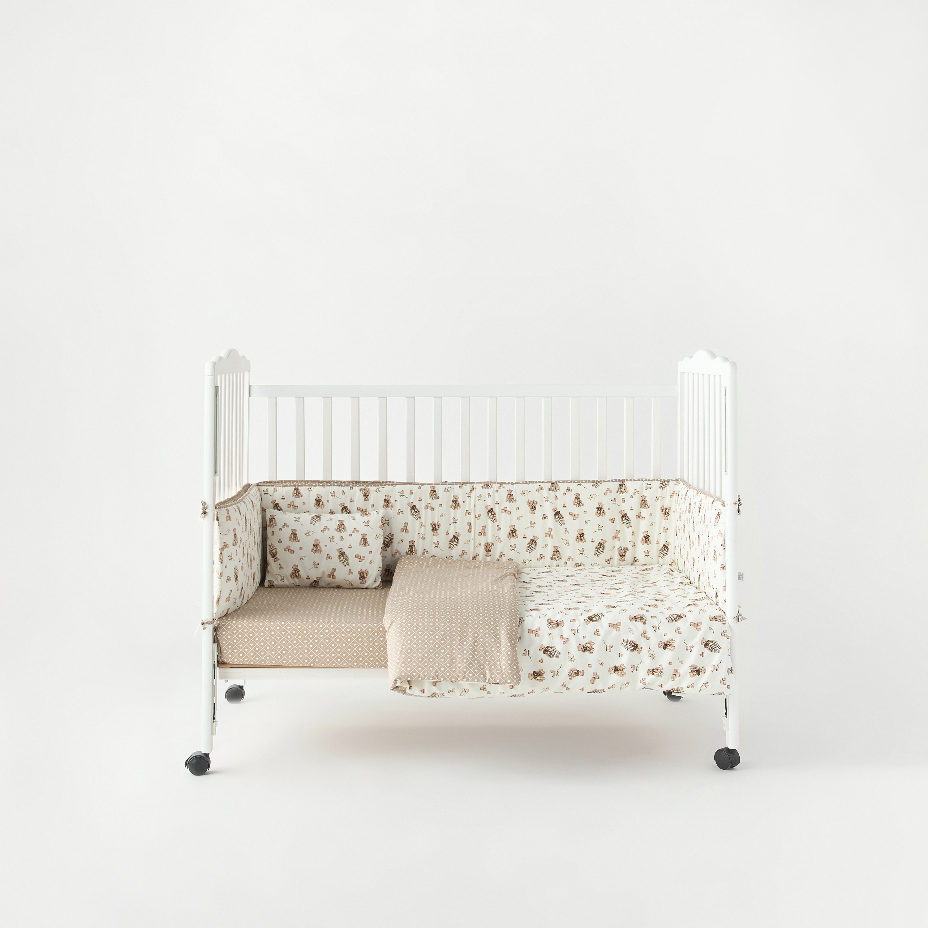 طقم مفروشات سرير بطبعات 4 قطع من جونيورز - 90x130 سم-baby-nursery-toddlerbedding-image-2