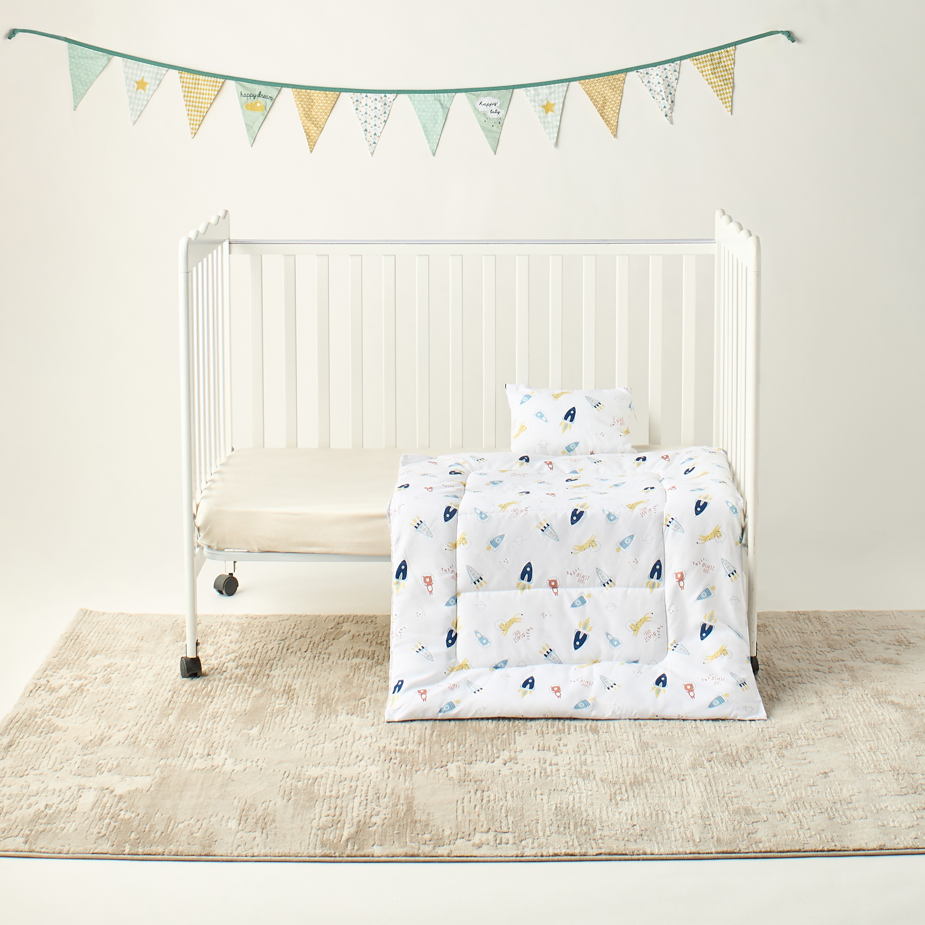 Juniors Space Print Comforter and Pillowcase Set-baby-nursery-babybedding-image-1