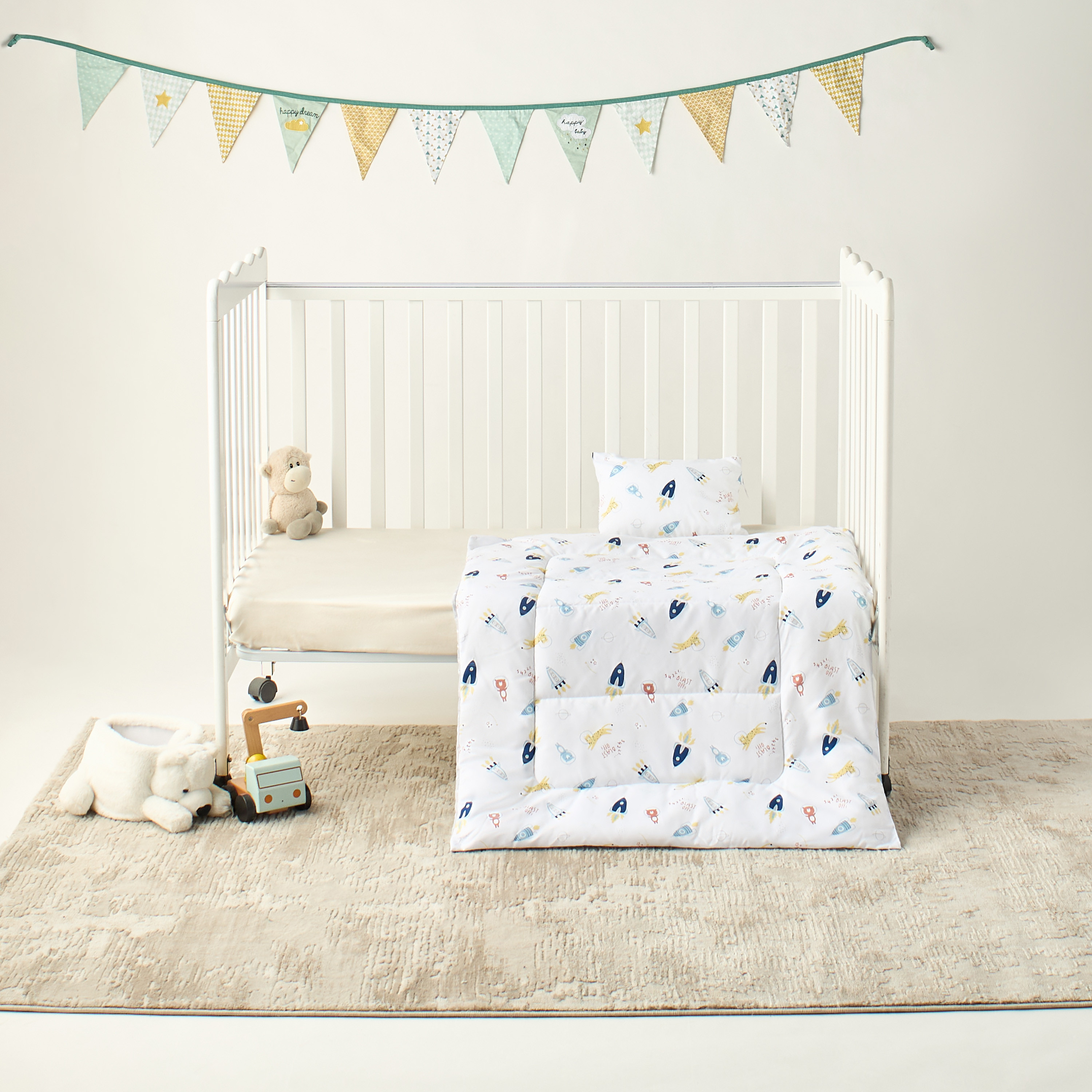 Juniors Space Print Comforter and Pillowcase Set-baby-nursery-babybedding-image-2