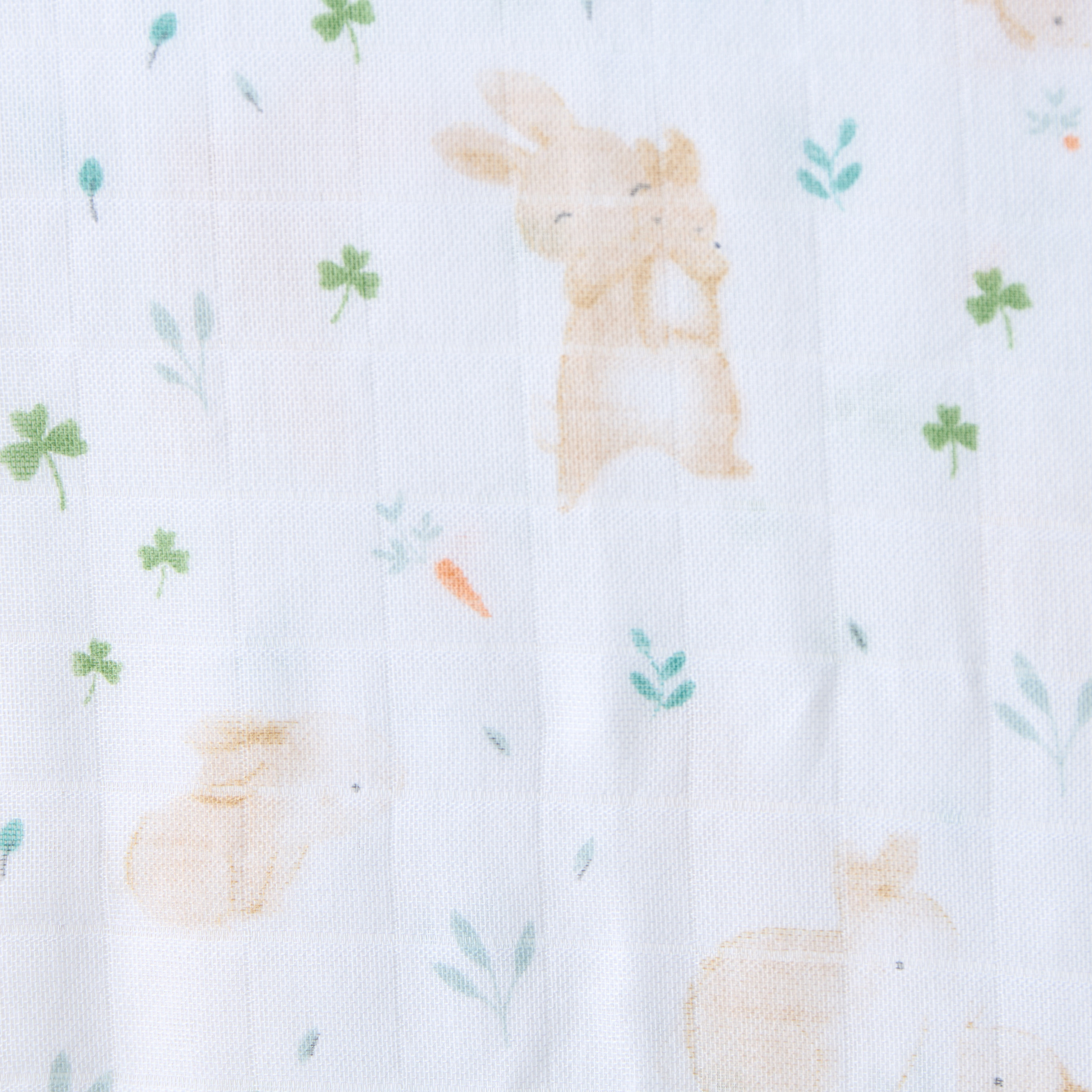 Giggles Floral Print Bamboo Muslin Swaddle Blanket - 120x120 cms-baby-nursery-blanketsandswaddles-swaddlesandsleepingbags-image-2