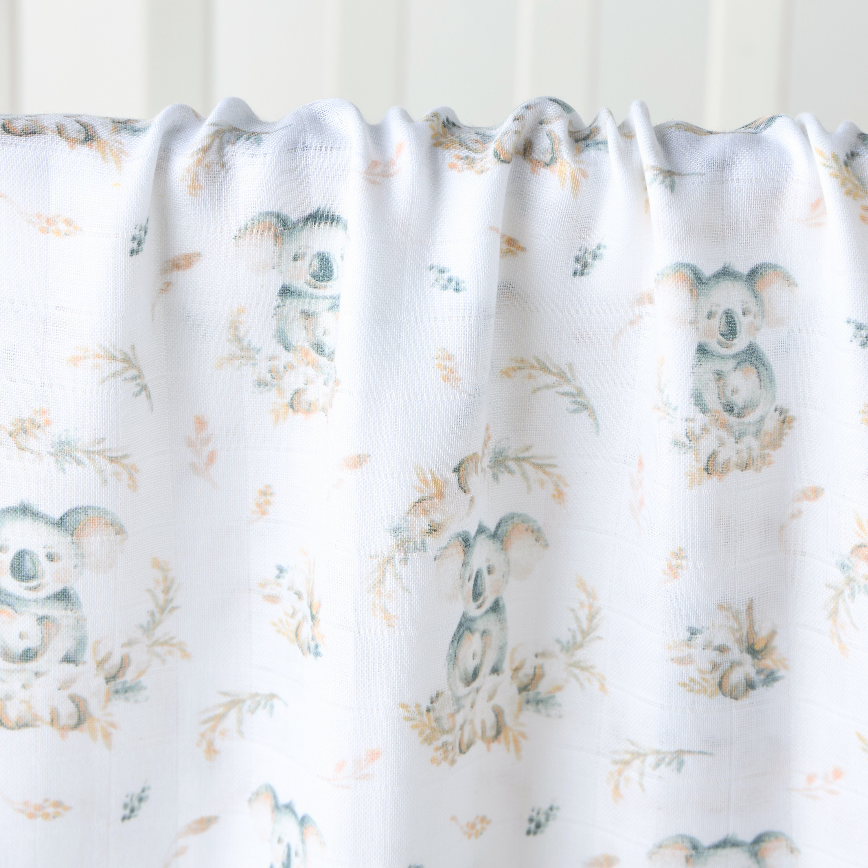Giggles Koala Print Swaddle Blanket - 120x120 cm-baby-nursery-blanketsandswaddles-swaddlesandsleepingbags-image-3