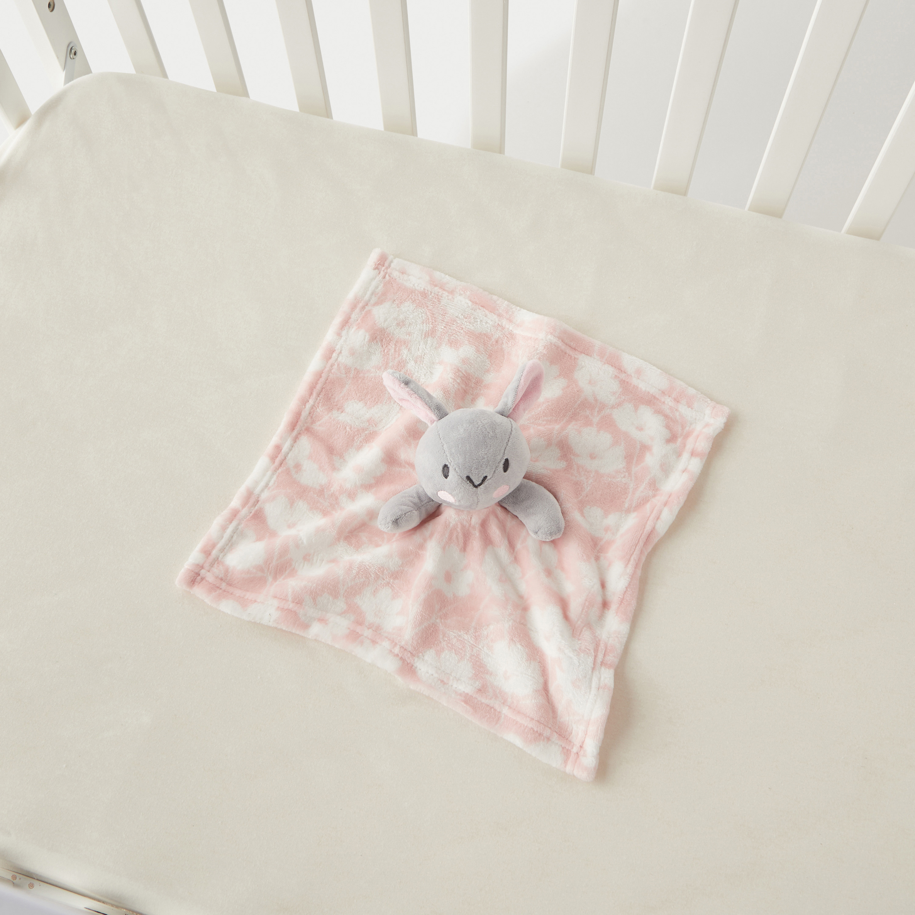 Juniors Floral Print Blanket with Soft Toy - 75x90 cm-baby-nursery-blanketsandswaddles-blanketsandquilts-image-5