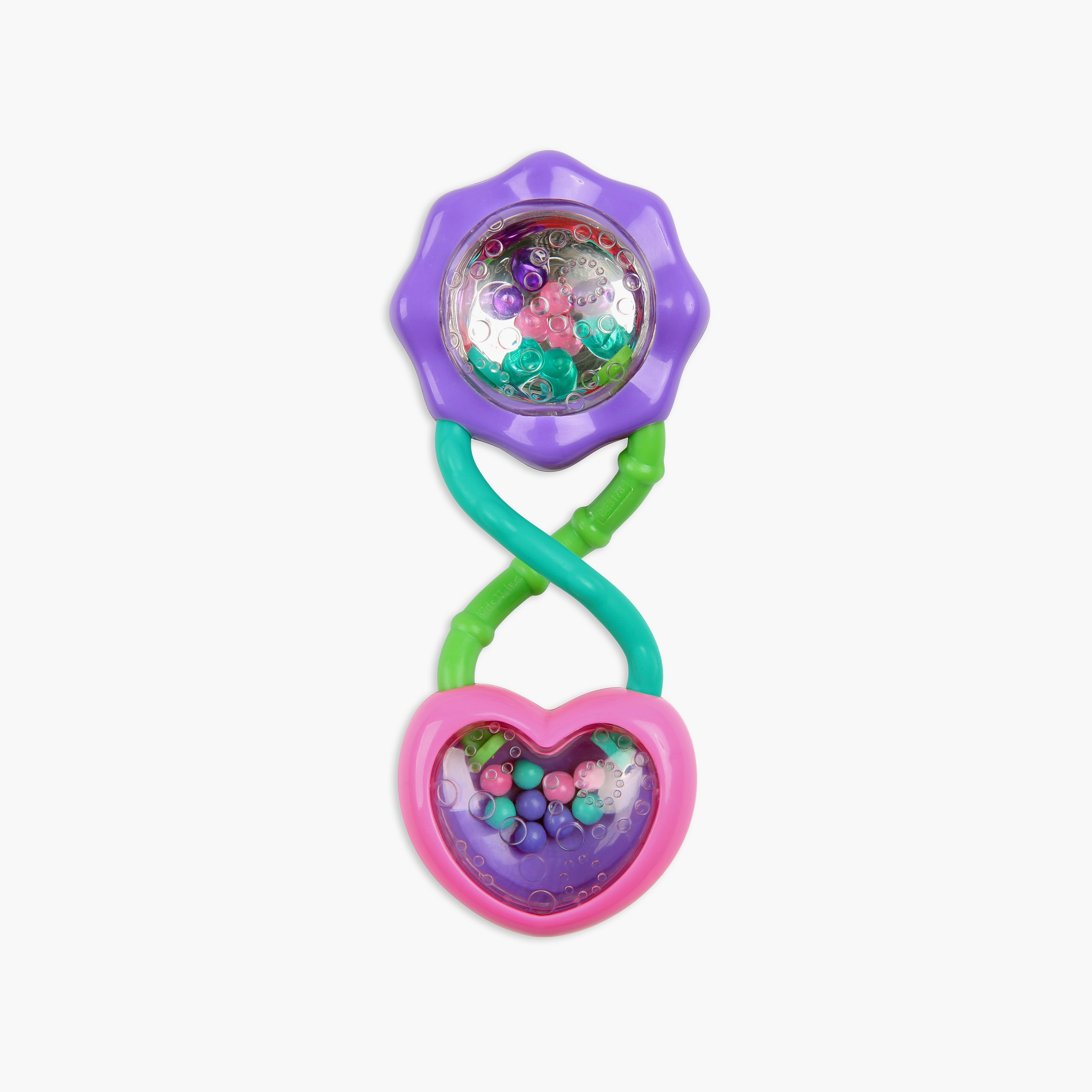 Bright Starts Rattle And Shake Barbell Toy, Purple-toys-babyandtoddlertoys-rattlesandteethers-image-1